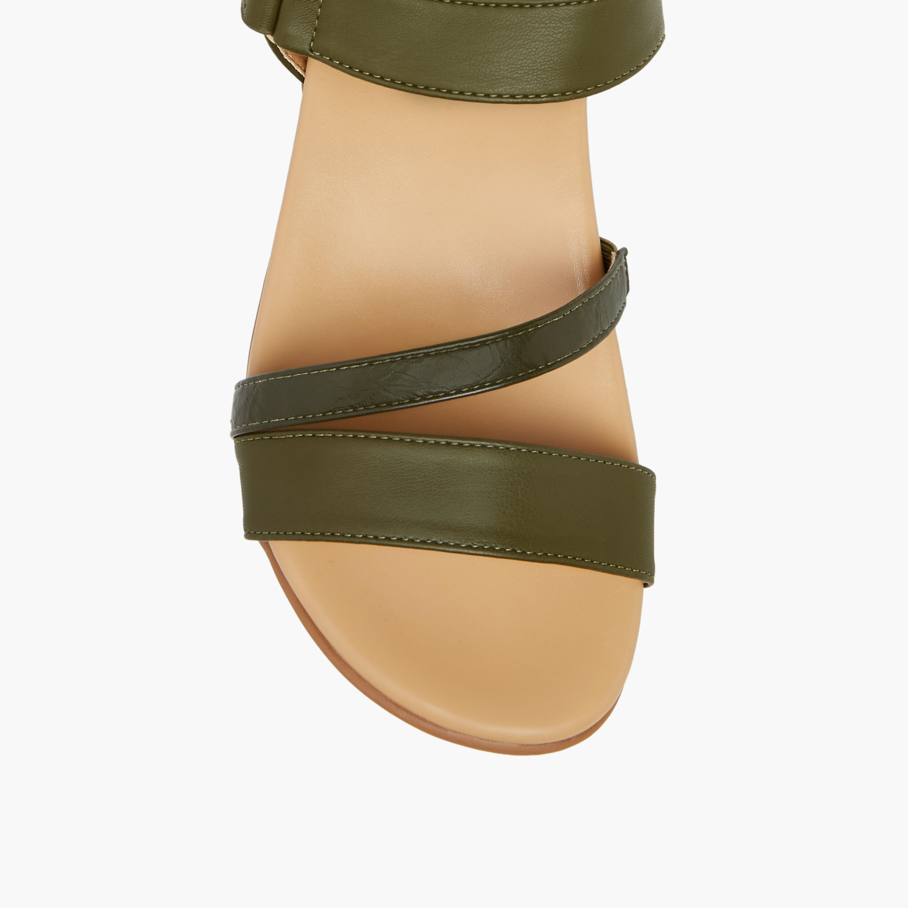 Le Confort Strappy Sandals with Hook and Loop Closure-women-shoes-sandals-heeled-image-4