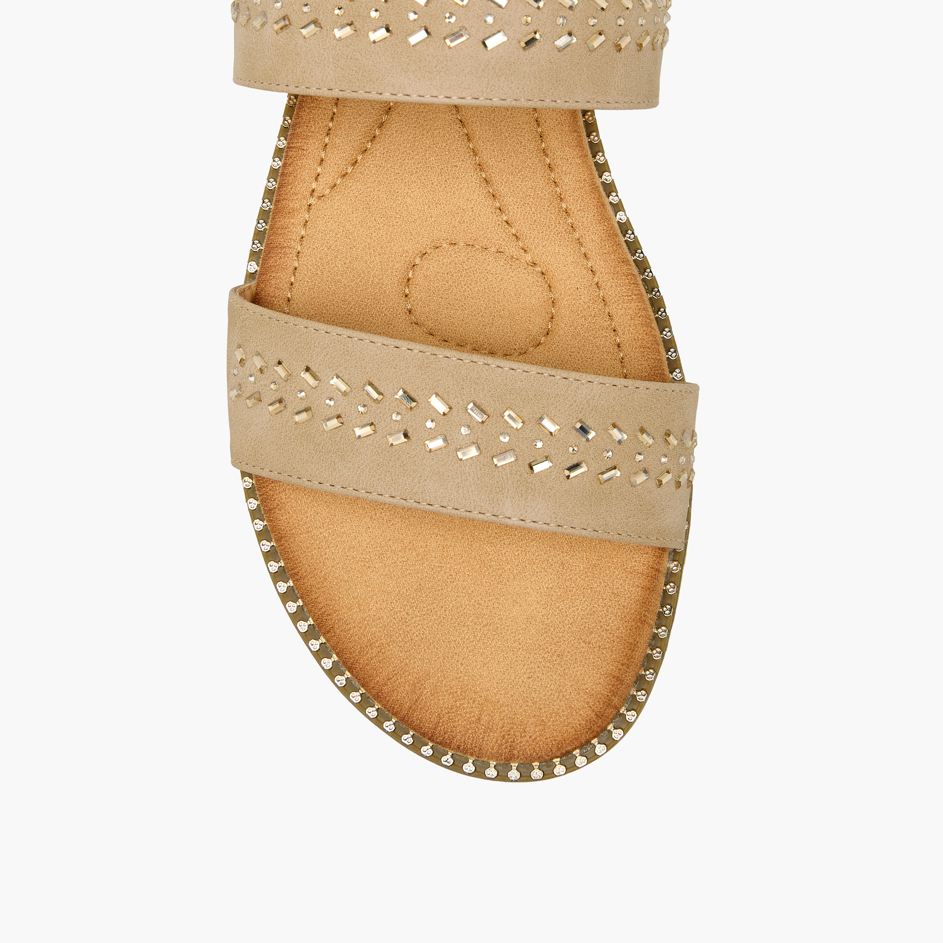 Le Confort Women Studded Slide Sandals-women-shoes-flats-sandals-image-3