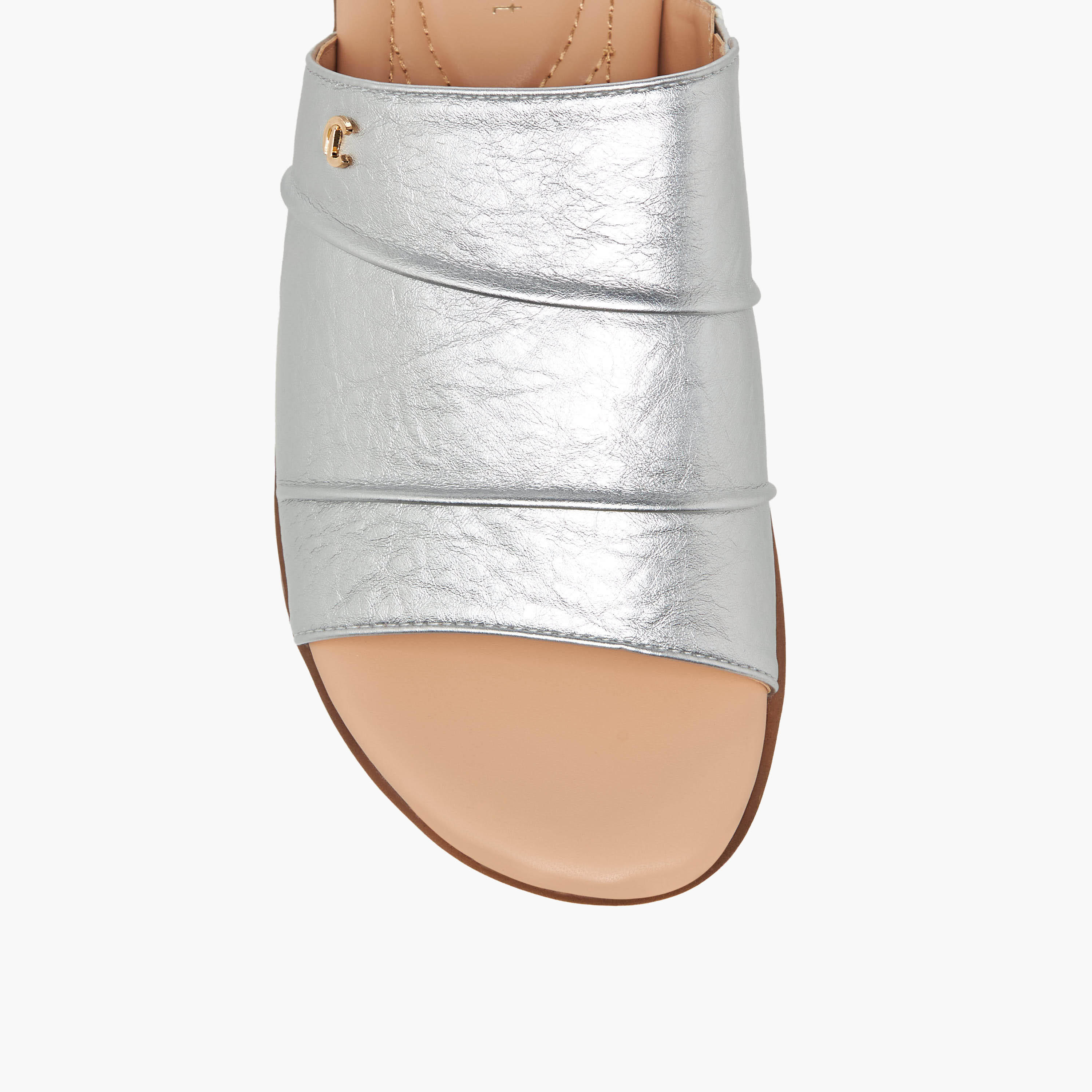 صندل ميتاليك سهل الارتداء للنساء من لو كونفورت-women-shoes-flats-sandals-image-4