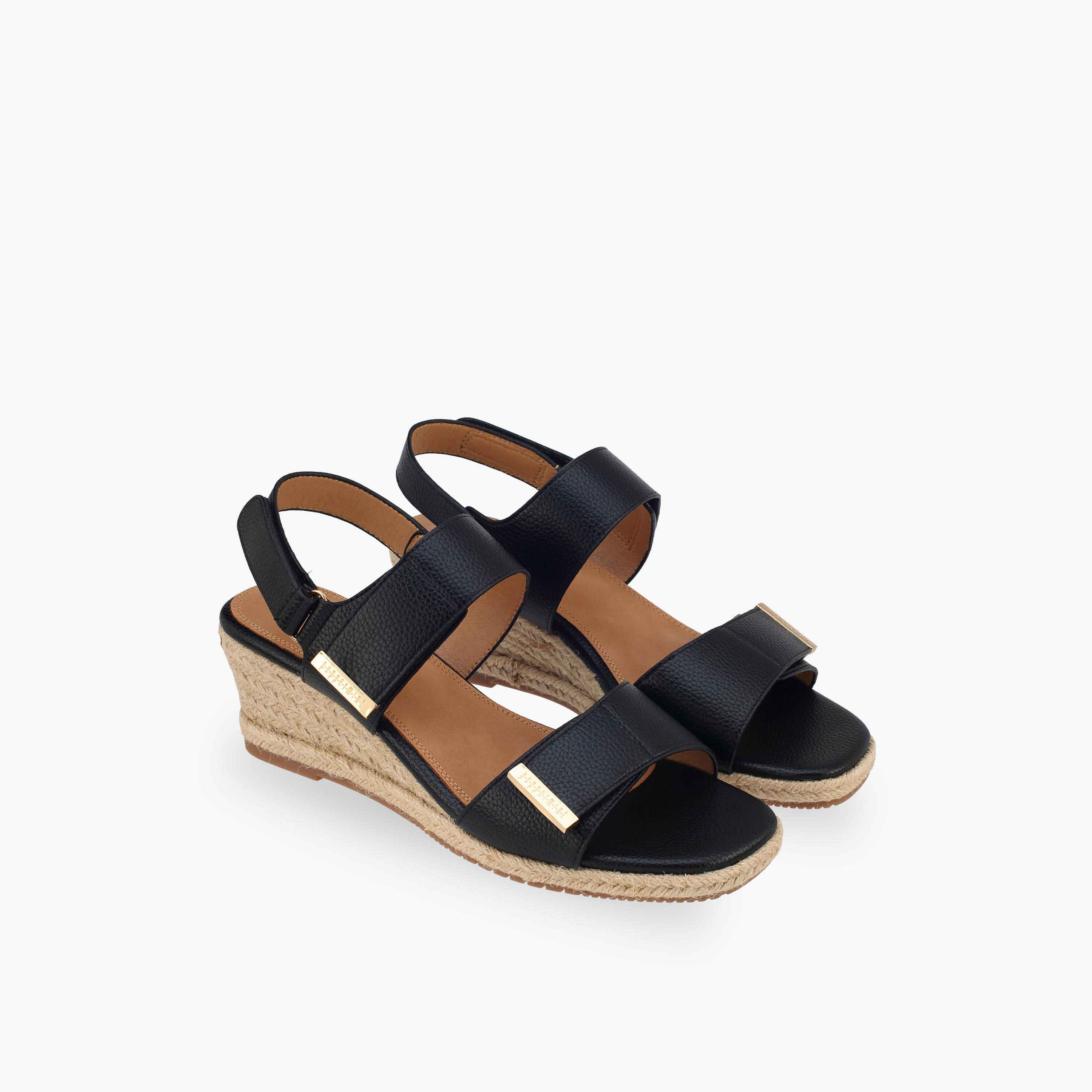 Peppermint Women Espadrille Wedge Heel Sandals-women-shoes-sandals-heeled-image-1