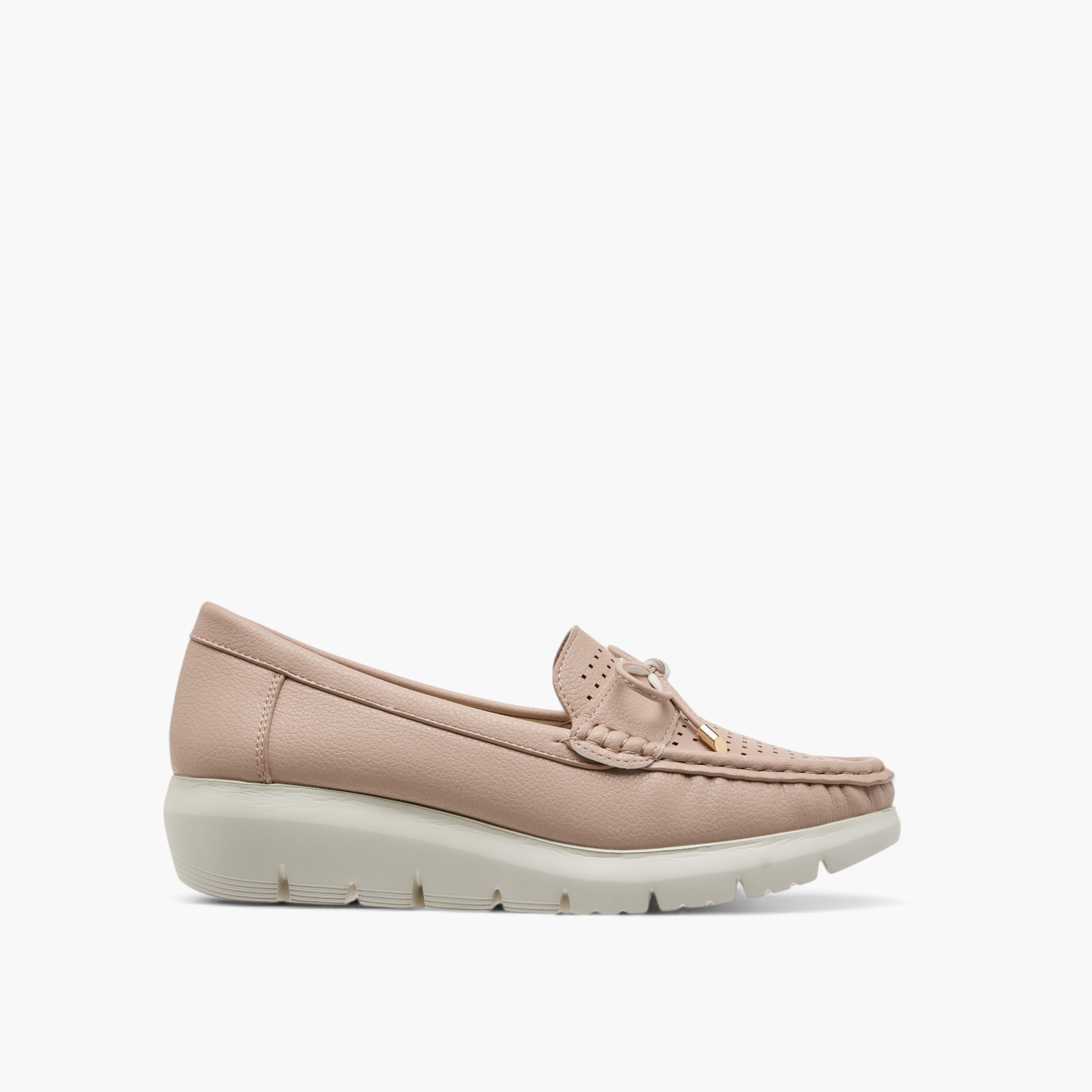 Le Confort Bow Accent Slip-On Comfort Moccasins with Wedge Heels-women-shoes-loafersandmoccasins-image-3
