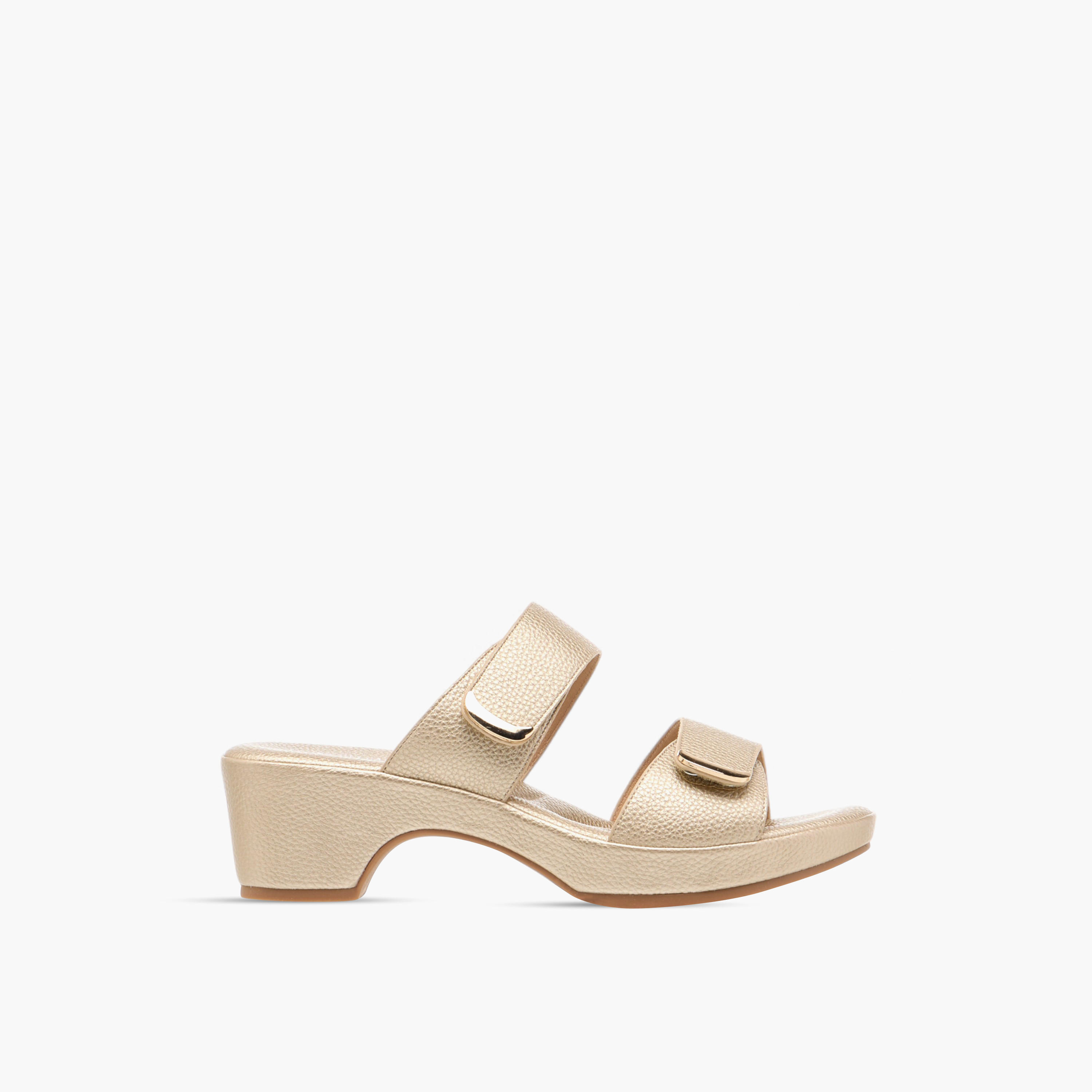Flora Bella Textured Slip-On Comfort Sandals with Block Heel-women-shoes-sandals-heeled-image-3