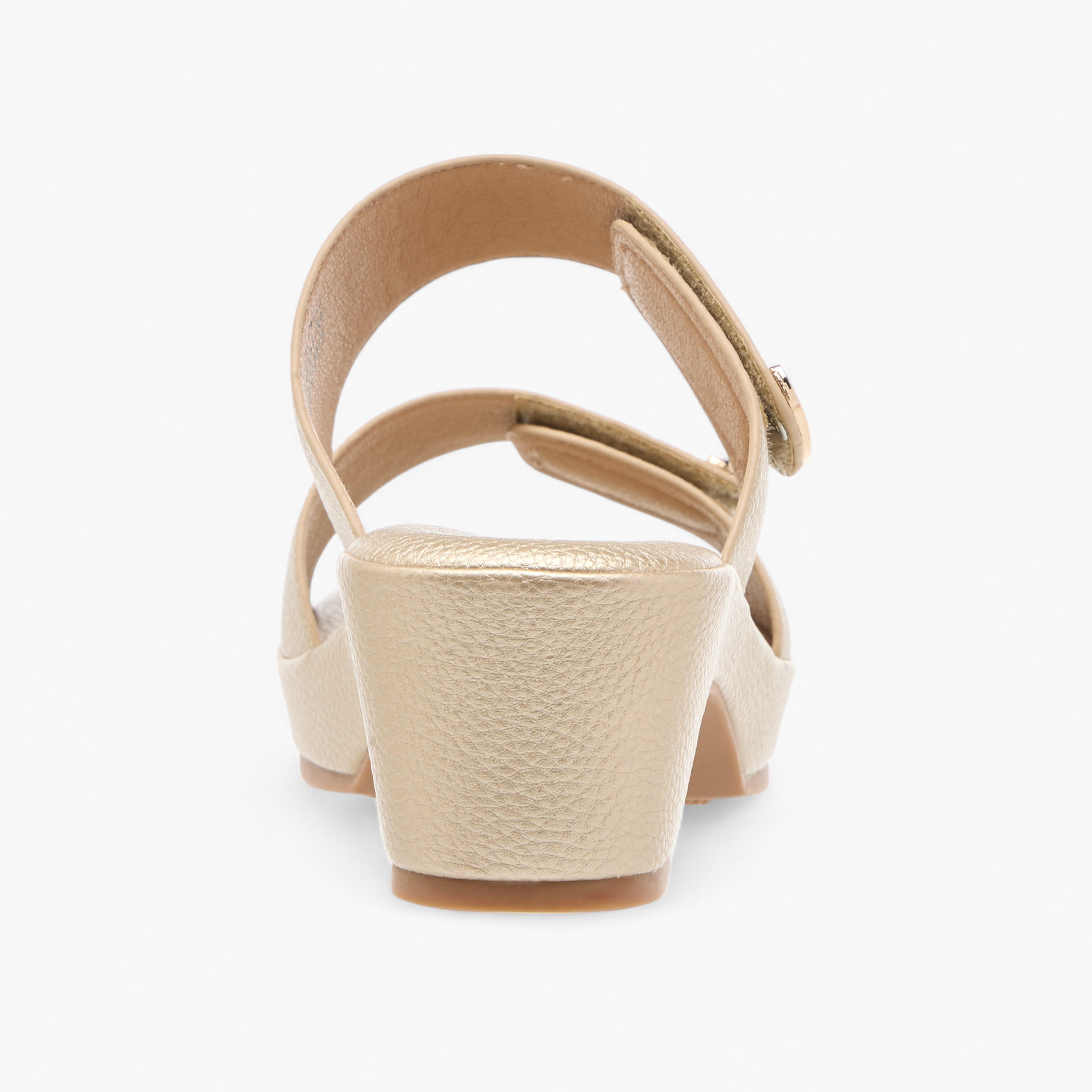 Flora Bella Textured Slip-On Comfort Sandals with Block Heel-women-shoes-sandals-heeled-image-5