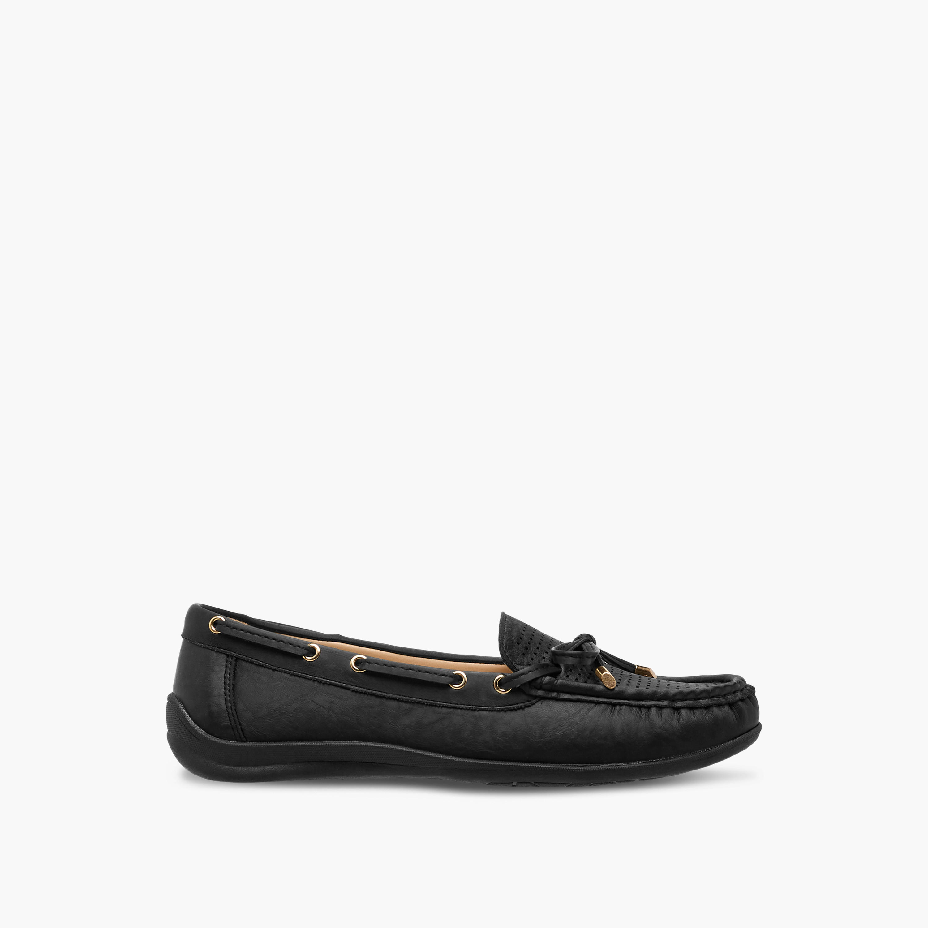 Le Confort Women Perforated Bow Detail Moccasins-women-shoes-loafersandmoccasins-image-4