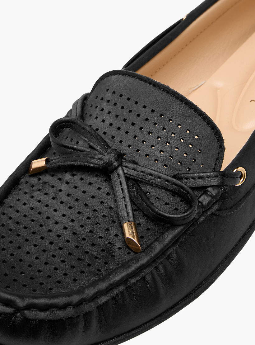 Le Confort Women Perforated Bow Detail Moccasins-women-shoes-loafersandmoccasins-image-5