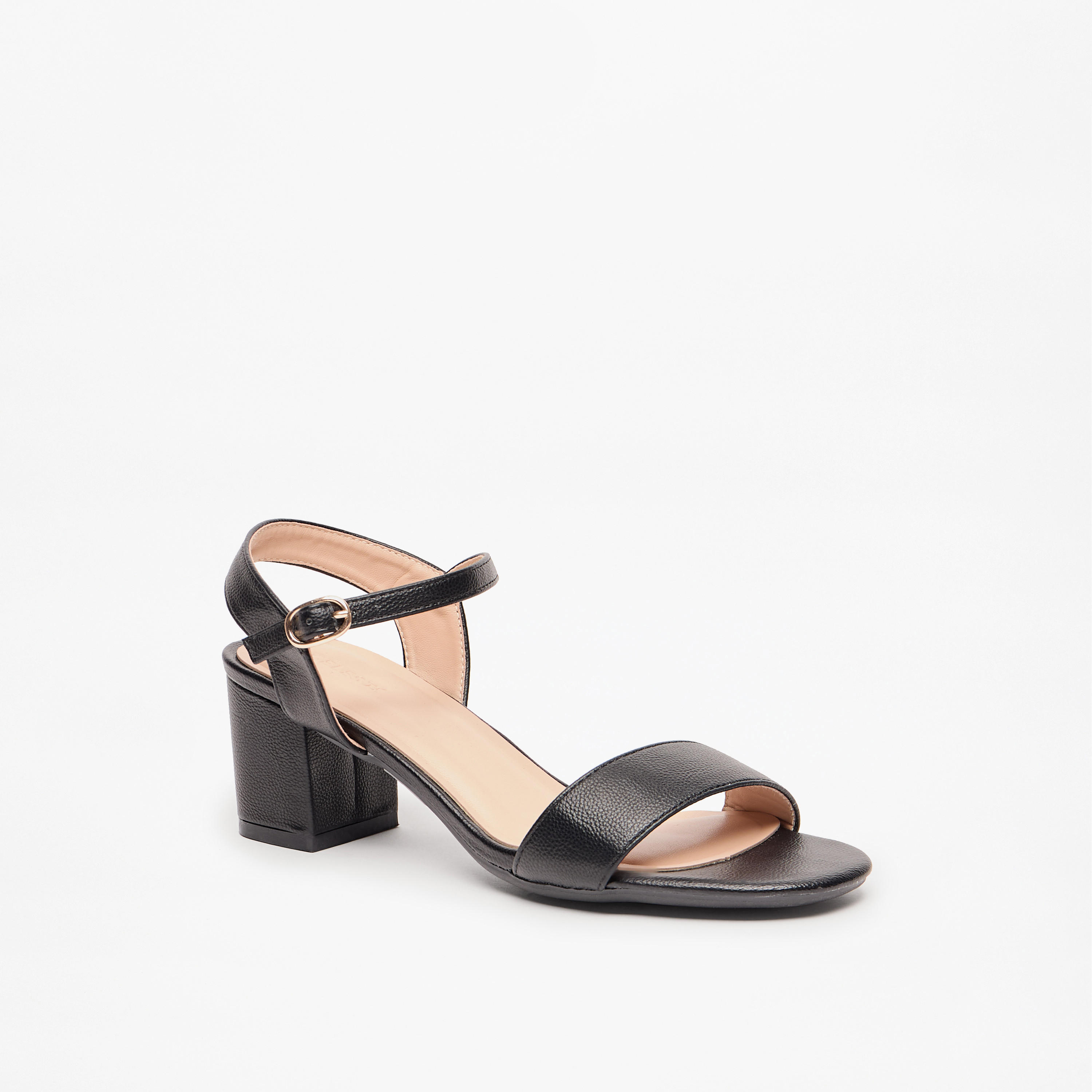صندل سادة بكعب سميك وإبزيم إغلاق للنساء من سيليست-women-shoes-heels-image-6