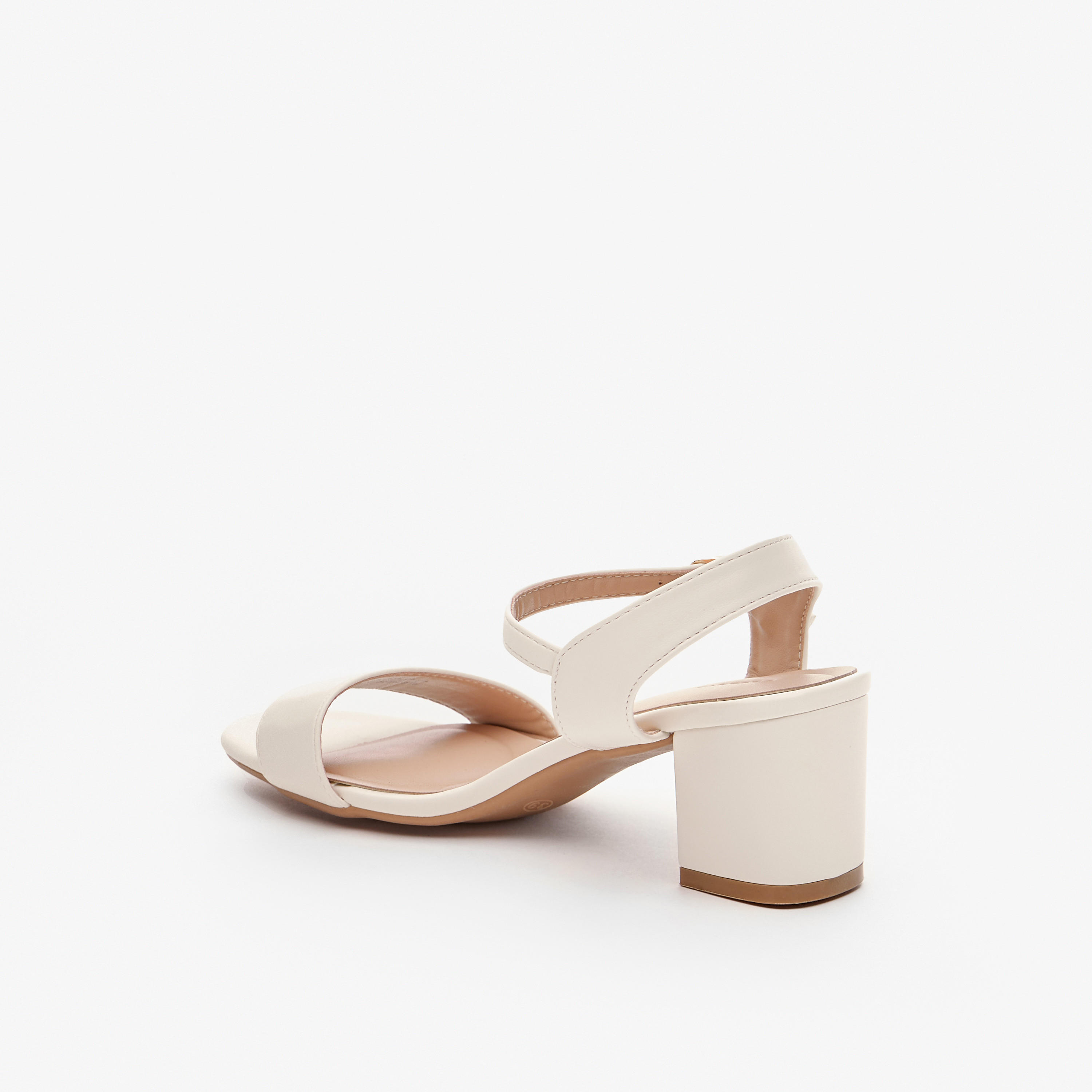 صندل سادة بكعب سميك وإبزيم إغلاق للنساء من سيليست-women-shoes-heels-image-2