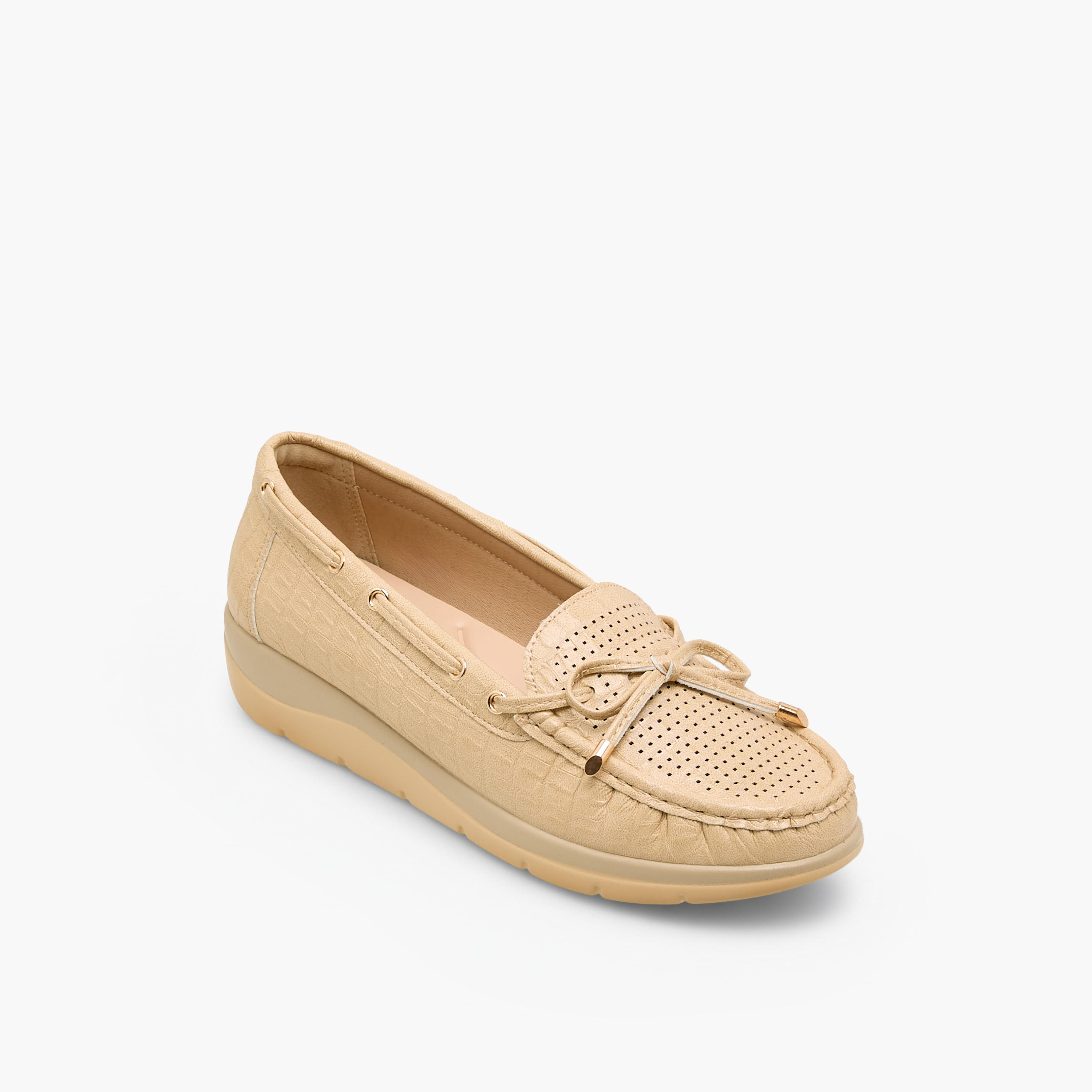 Le Confort Women Perforated Loafers-women-shoes-loafersandmoccasins-image-2