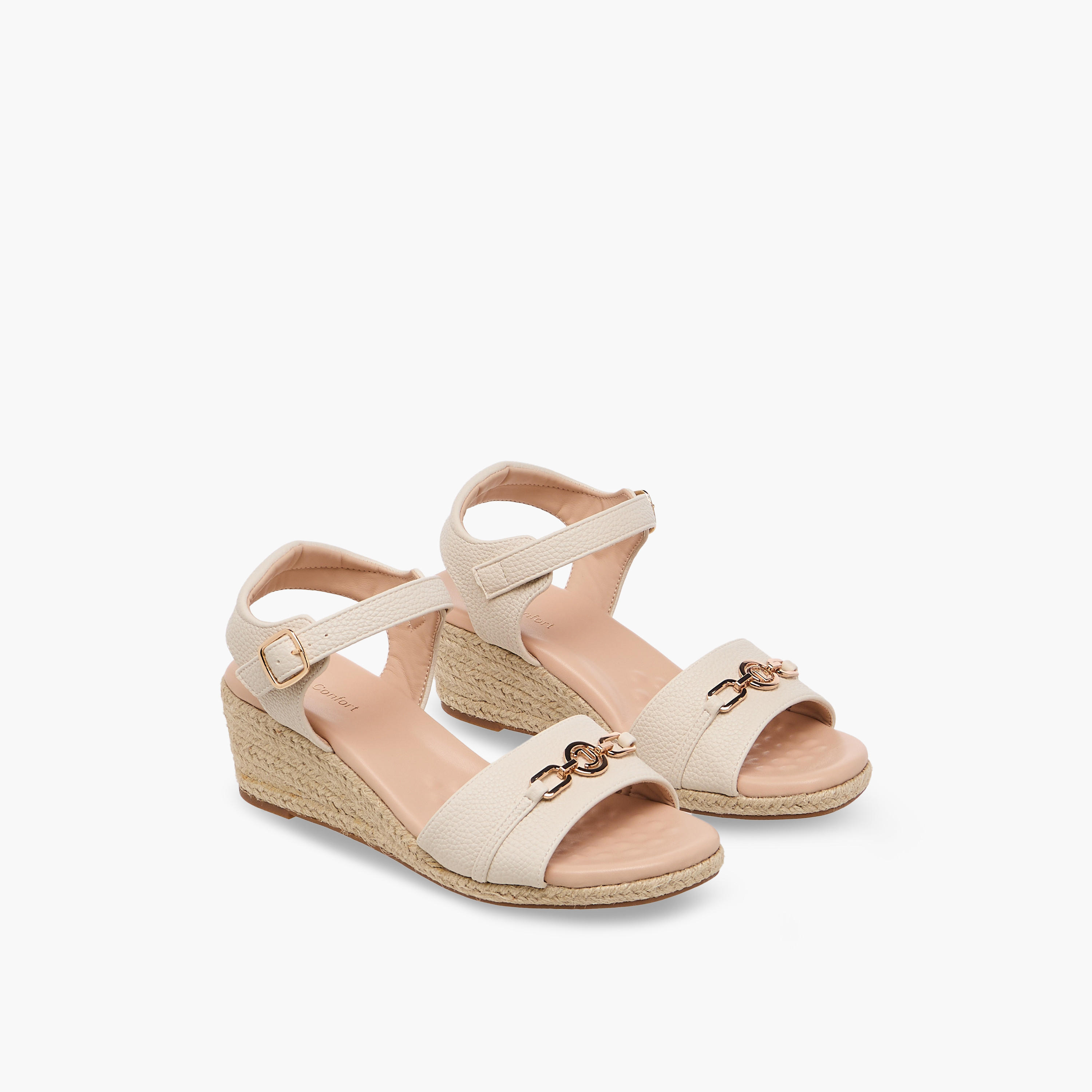 Le Confort Women Wedge Heel Sandals-women-shoes-sandals-heeled-image-1