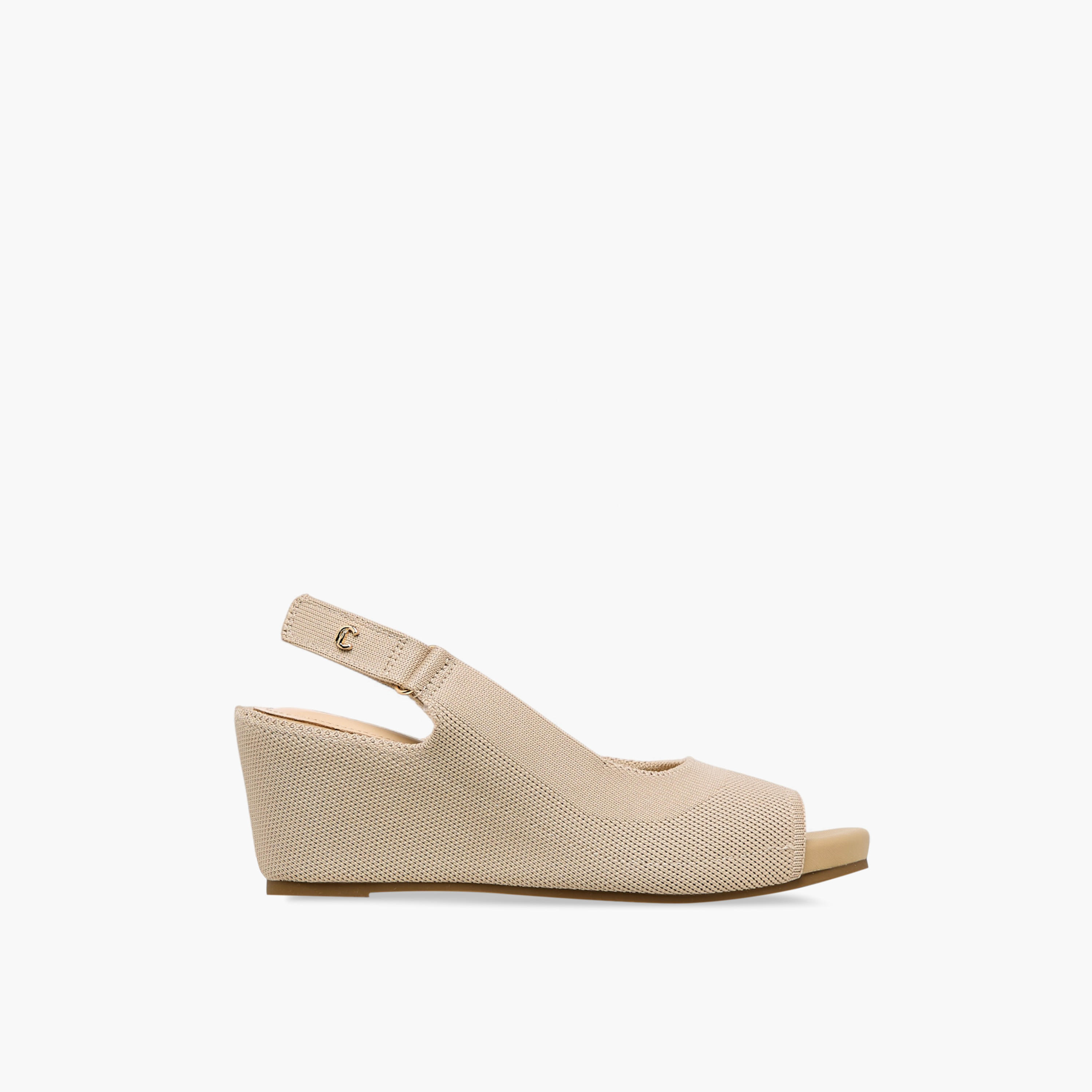 Le Confort Women's Hook and Loop Wedge Heel Sandals-women-shoes-sandals-heeled-image-3