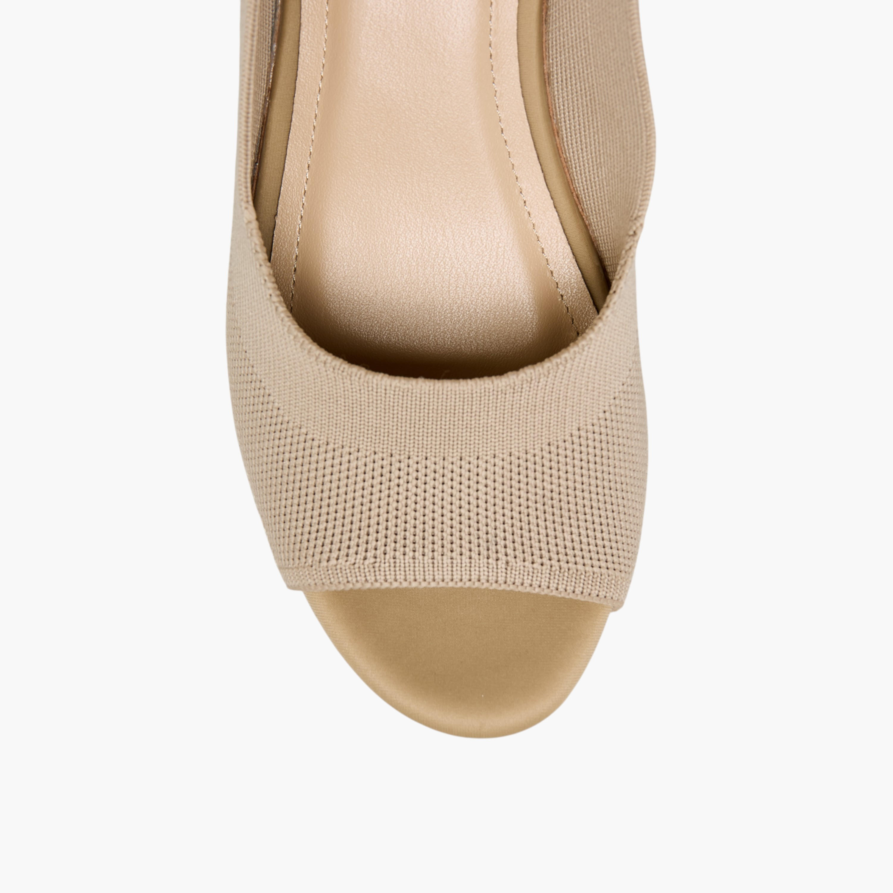 Le Confort Women's Hook and Loop Wedge Heel Sandals-women-shoes-sandals-heeled-image-4