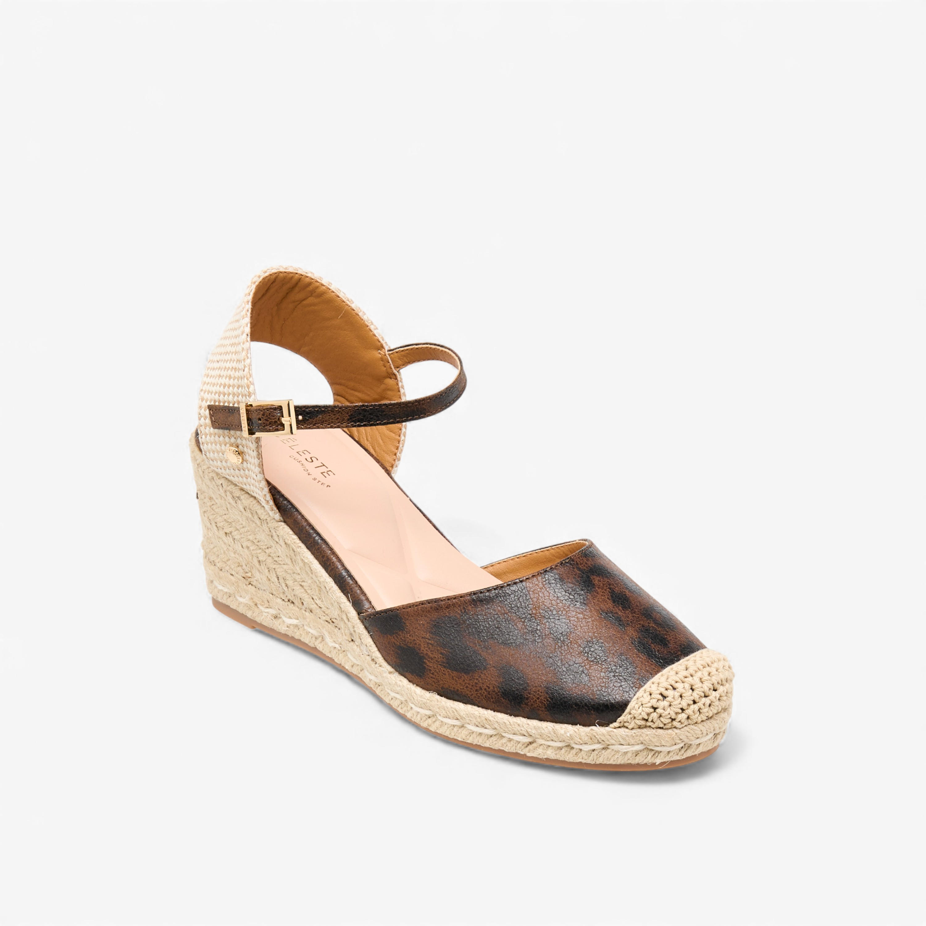 Celeste Womens Animal Print Wedge Heel Shoes-women-shoes-heels-image-2