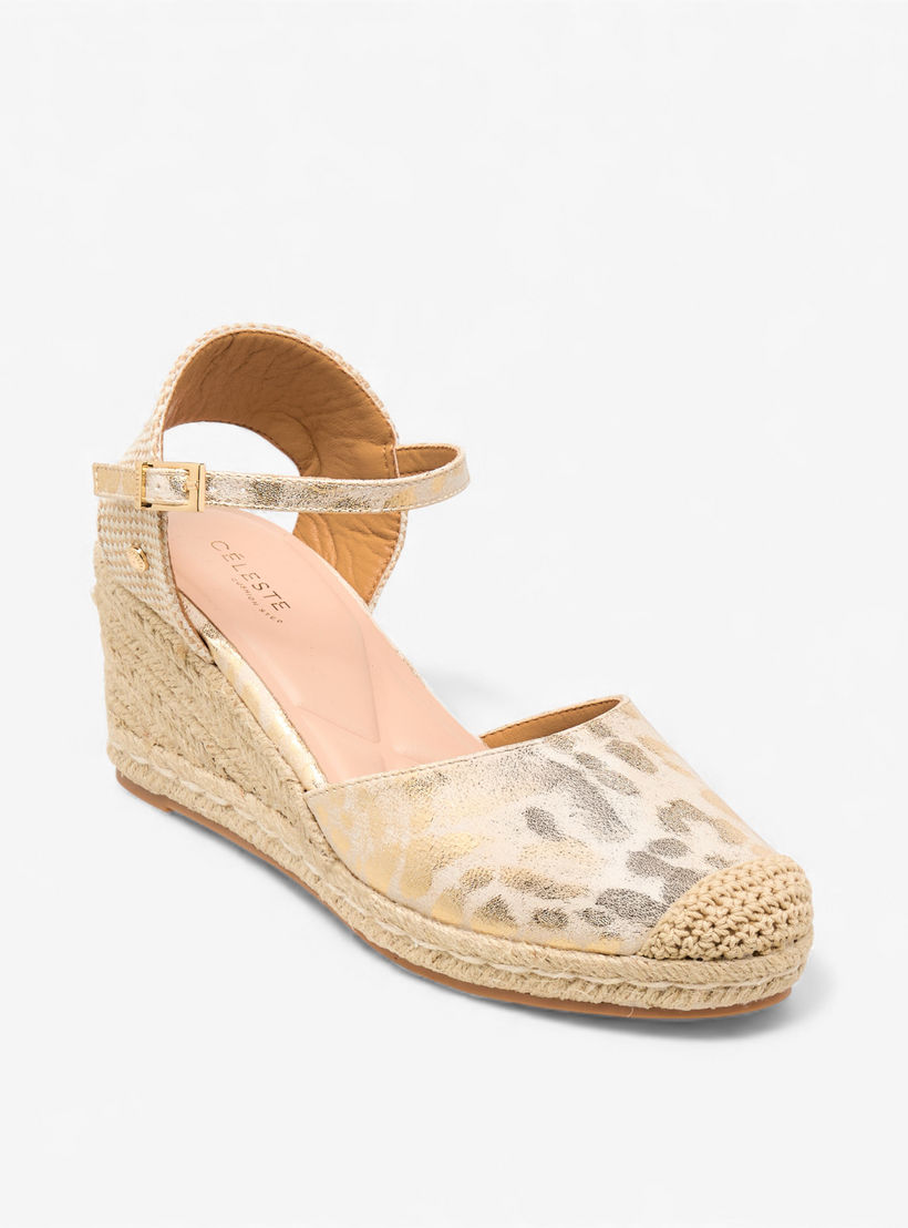 Celeste Womens Animal Print Wedge Heel Shoes-women-shoes-heels-image-2