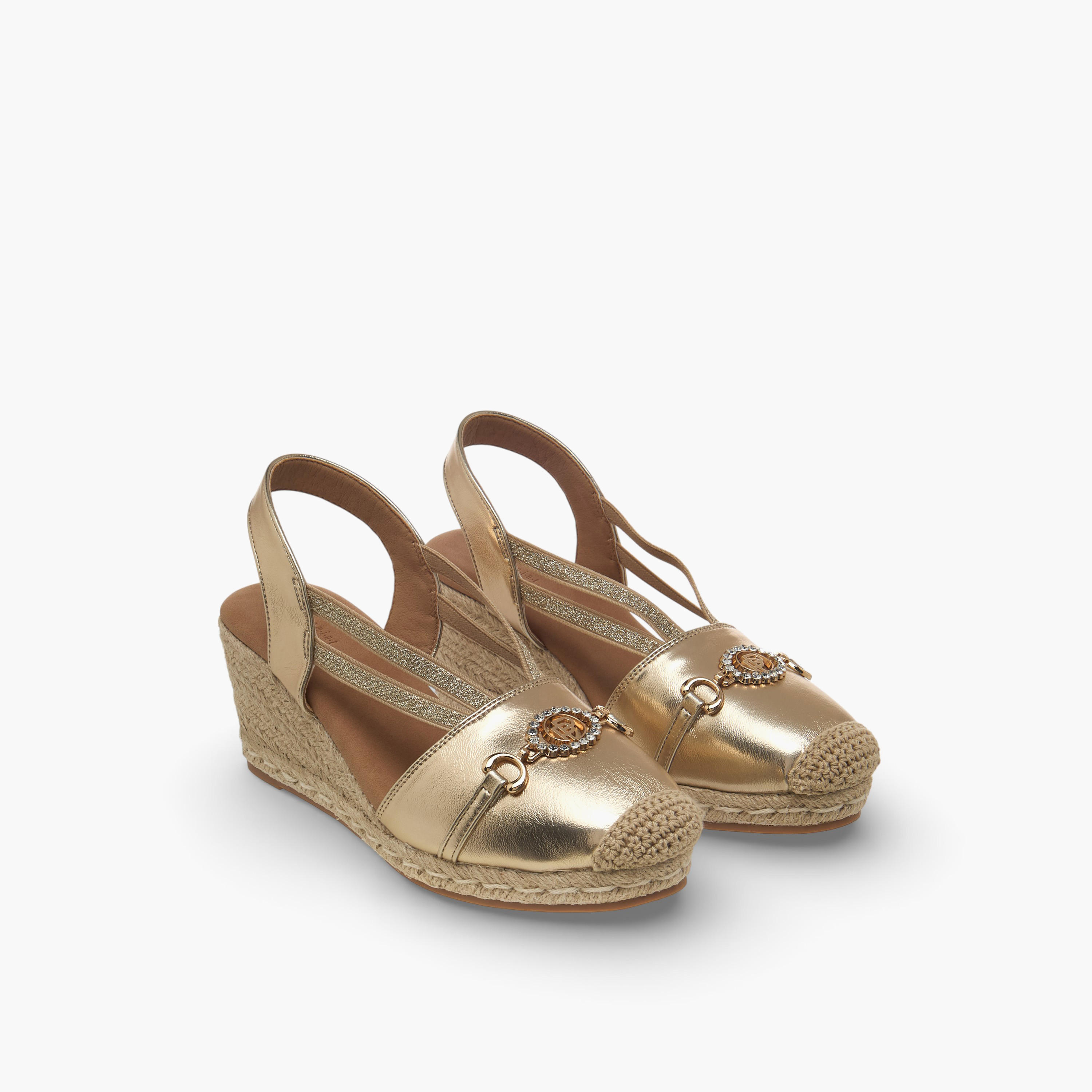 Peppermint Women Wedge Heel Espadrille Slingback Shoes-women-shoes-flats-espadrilles-image-1