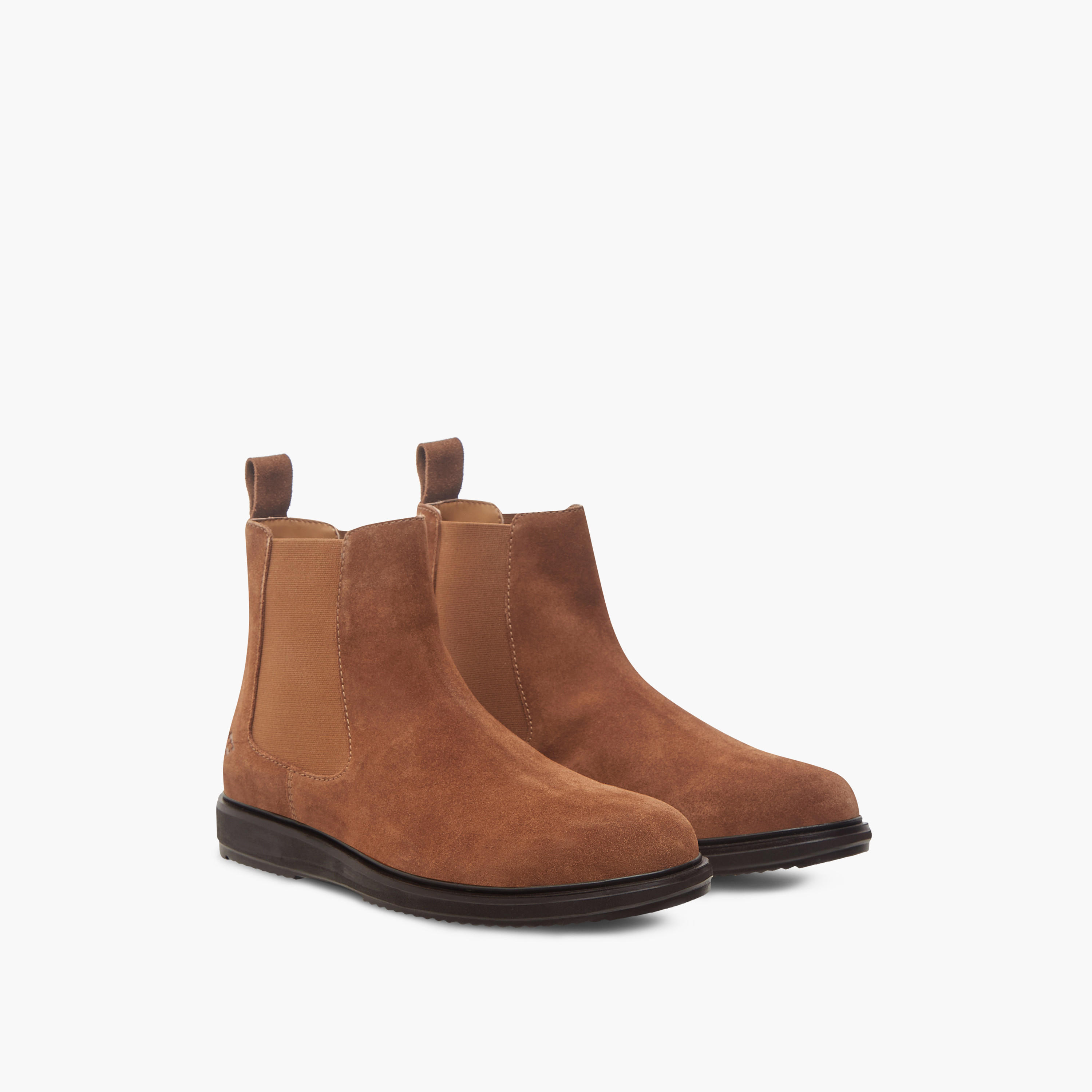 Lee Cooper Men's Solid Slip-On Chelsea Boots with Pull Tab-men-shoes-boots-image-1