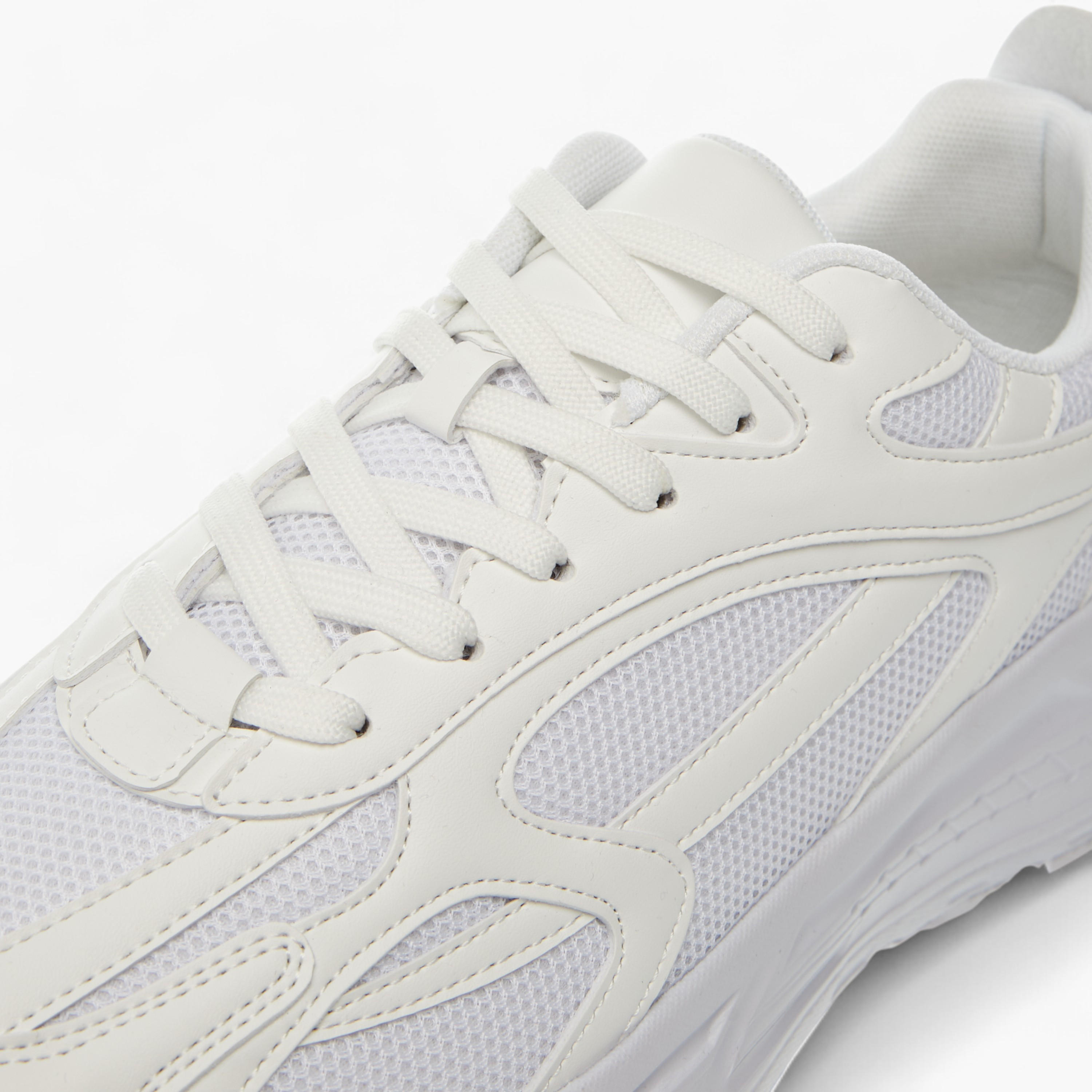 LBL by Shoexpress Panelled Sneakers with Lace-Up Closure-men-shoes-sneakers-image-4