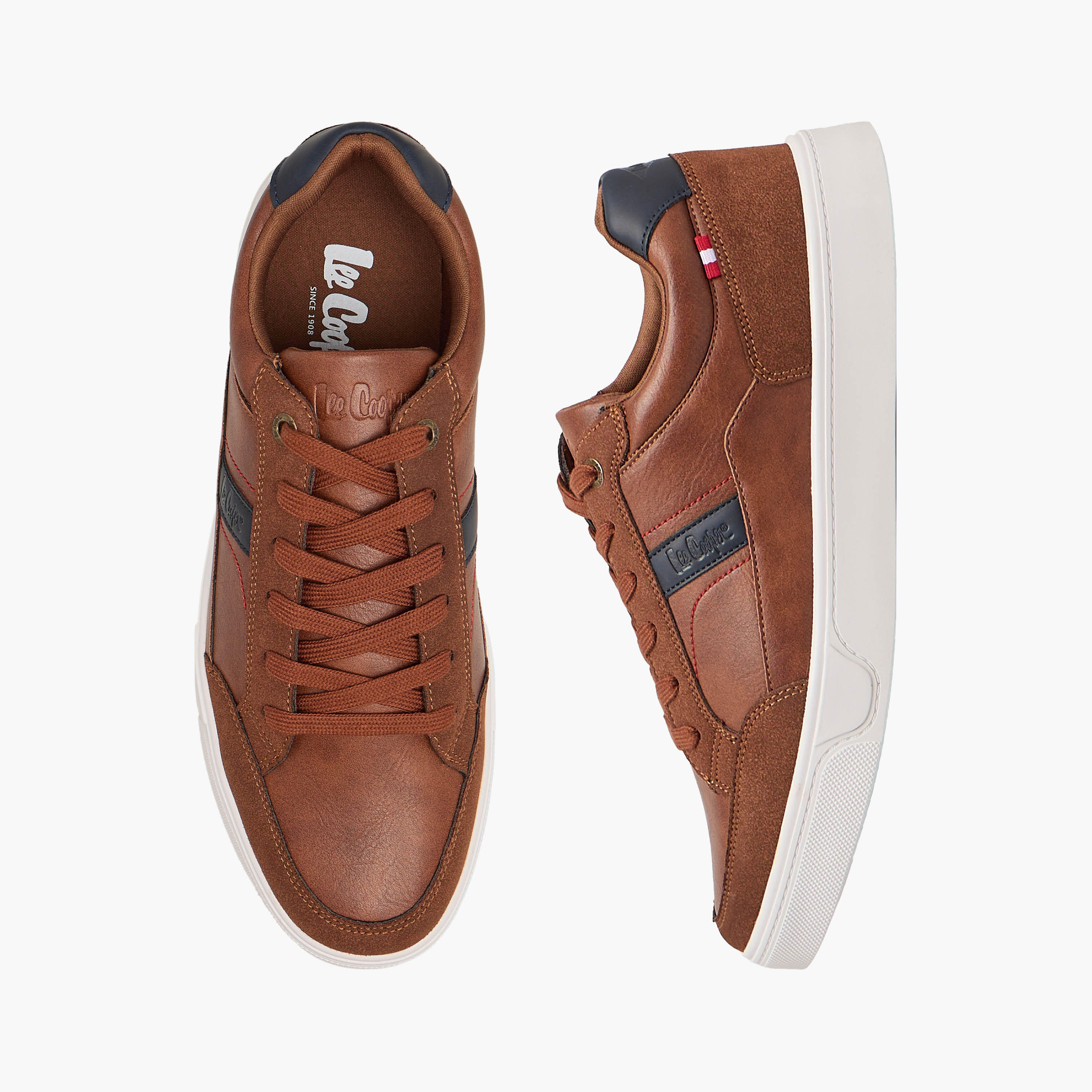 حذاء سنيكرز طول الكاحل برباط للرجال من لي كوبر-men-shoes-sneakers-image-9