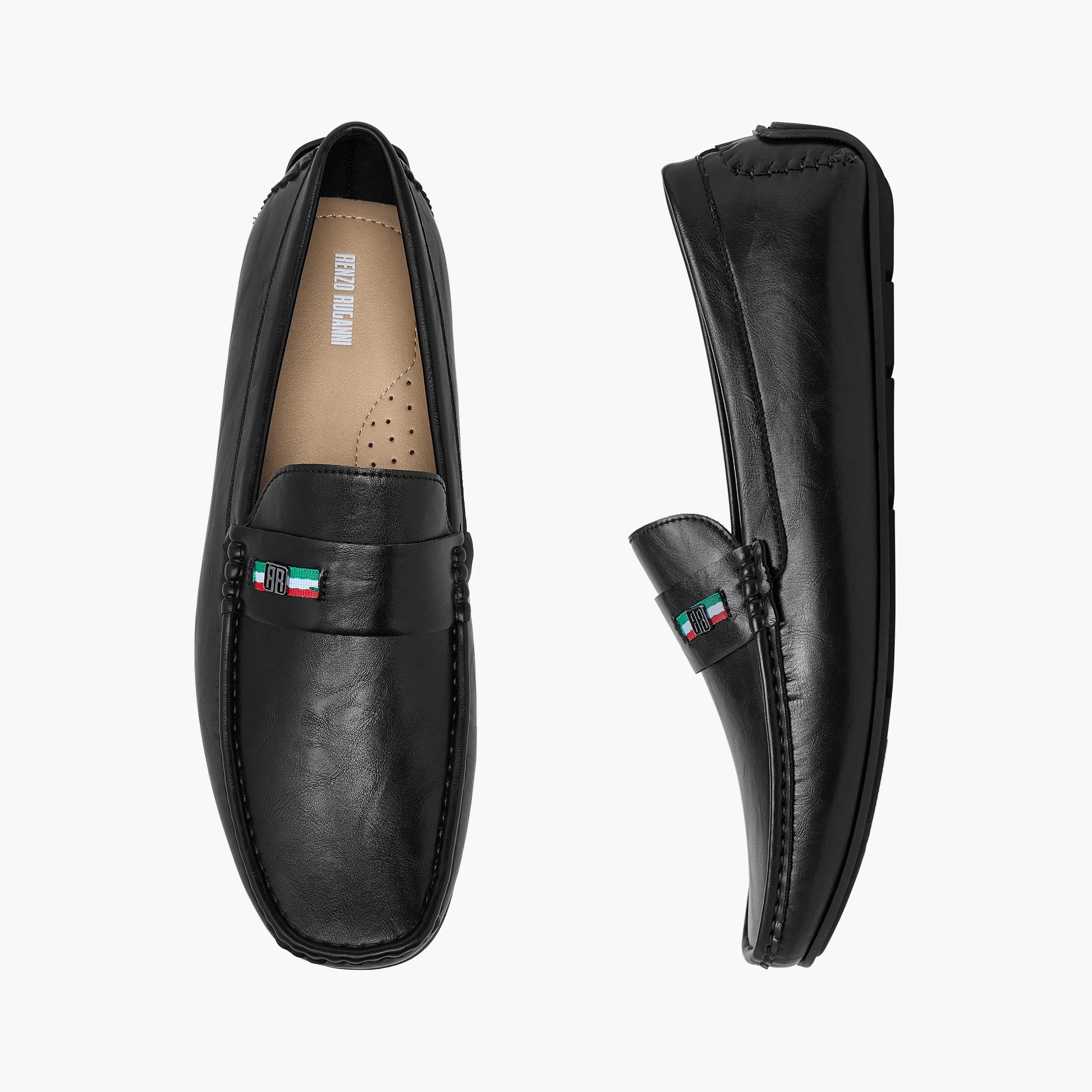 Renzo Ruganni Men Slip-On Loafers-men-shoes-loafersandmoccasins-image-1