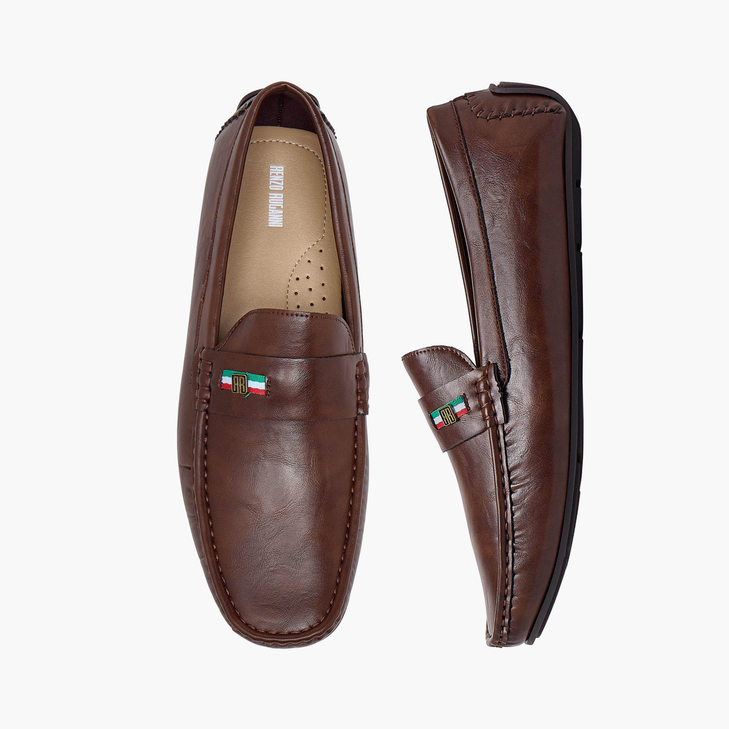 Renzo Ruganni Men Slip-On Loafers-men-shoes-loafersandmoccasins-image-1