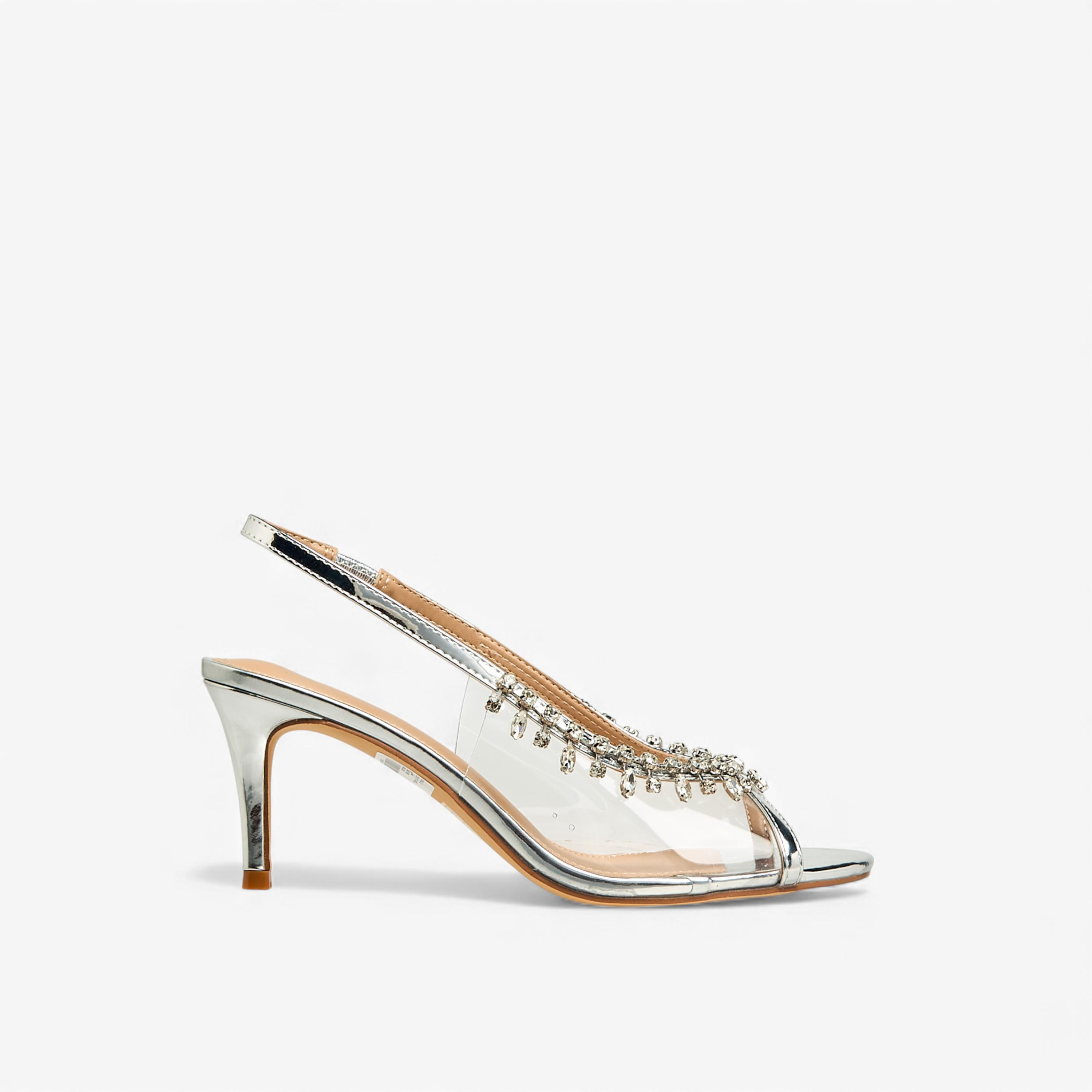 حذاء بحزام خلفي وكعب ستيليتو مزين للنساء من فلورا بيلا-women-shoes-heels-image-3
