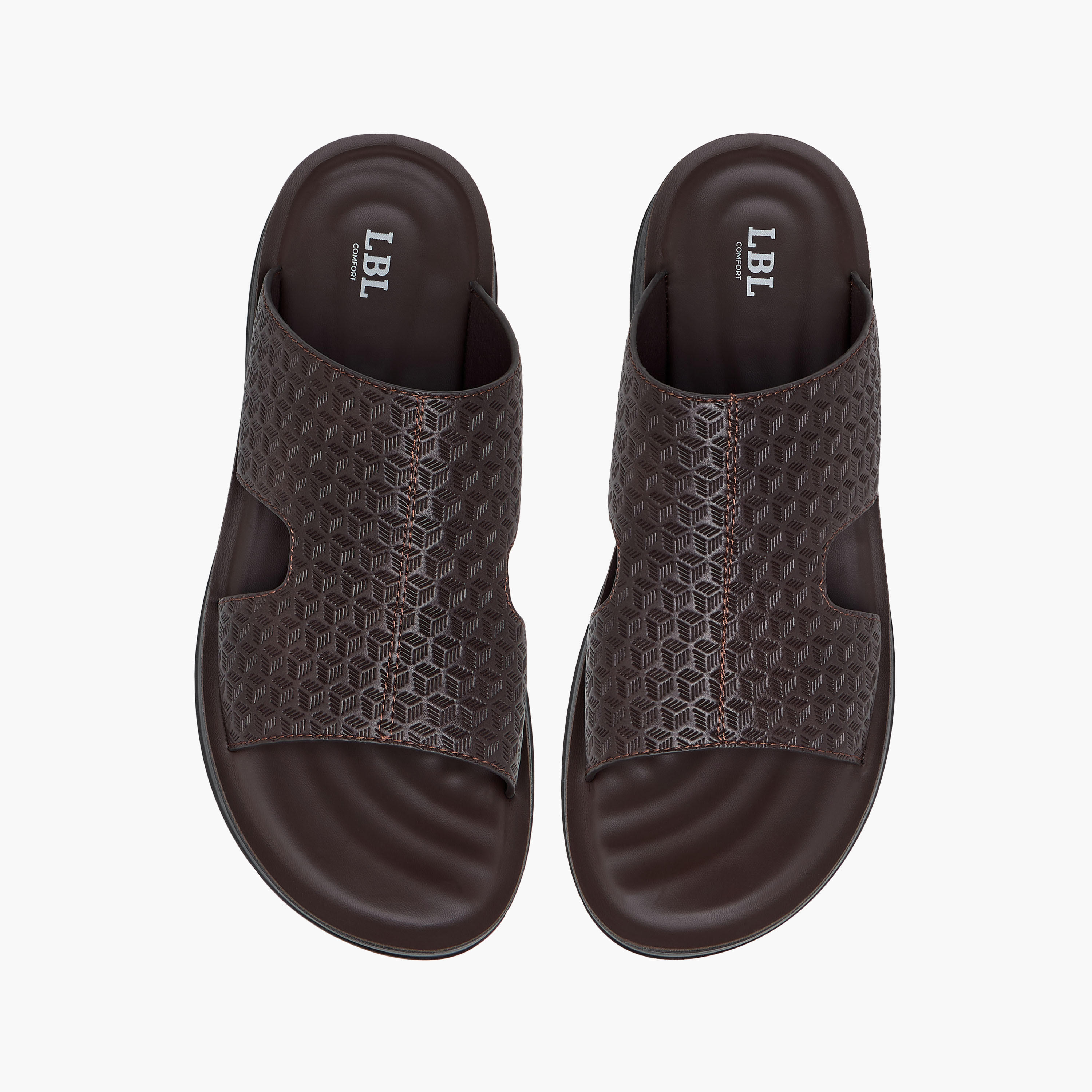 LBL by Shoexpress Men Textured Arabic Sandals-men-shoes-sandals-image-1
