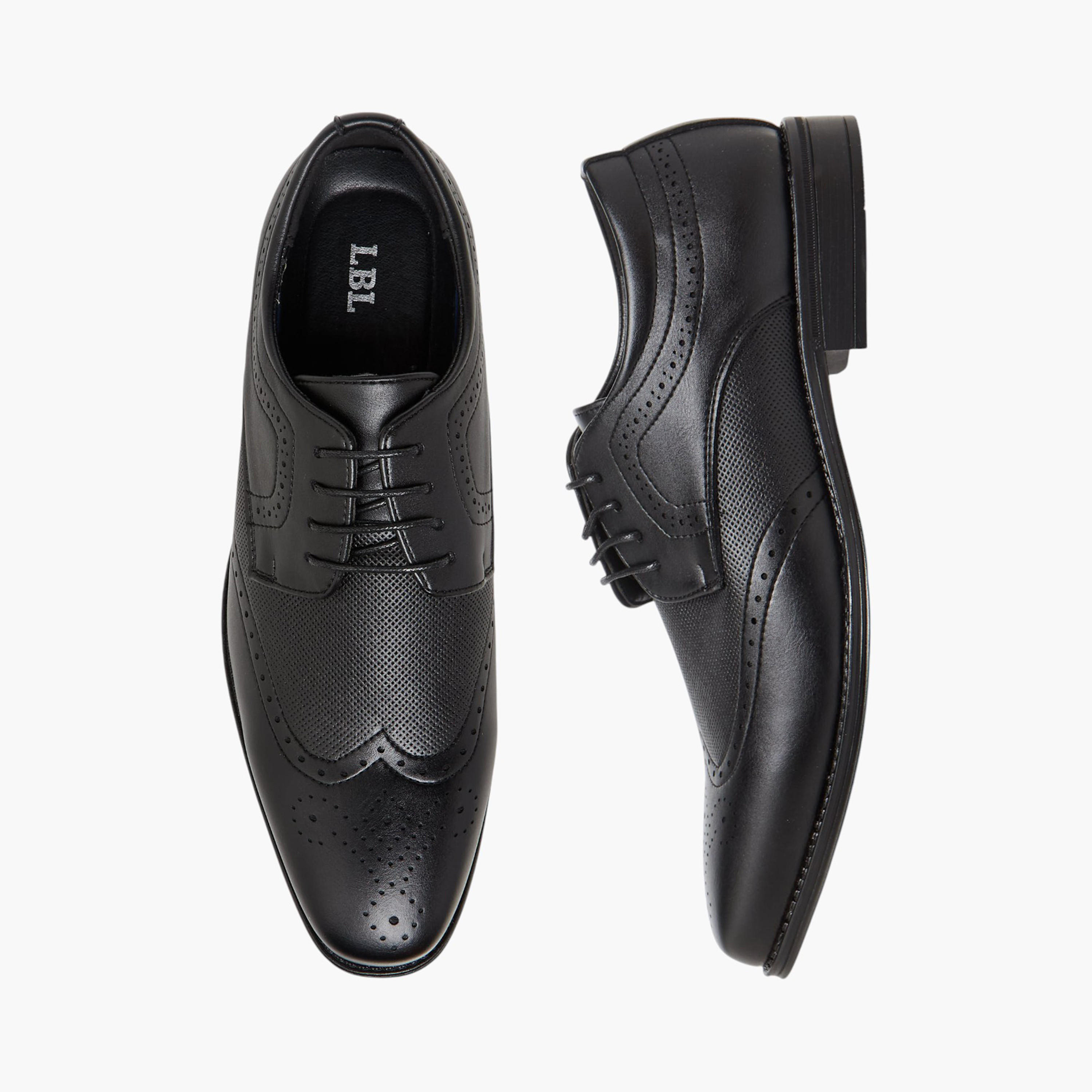 LBL by Shoexpress Men Lace-Up Derby Shoes-men-shoes-formalshoes-image-1