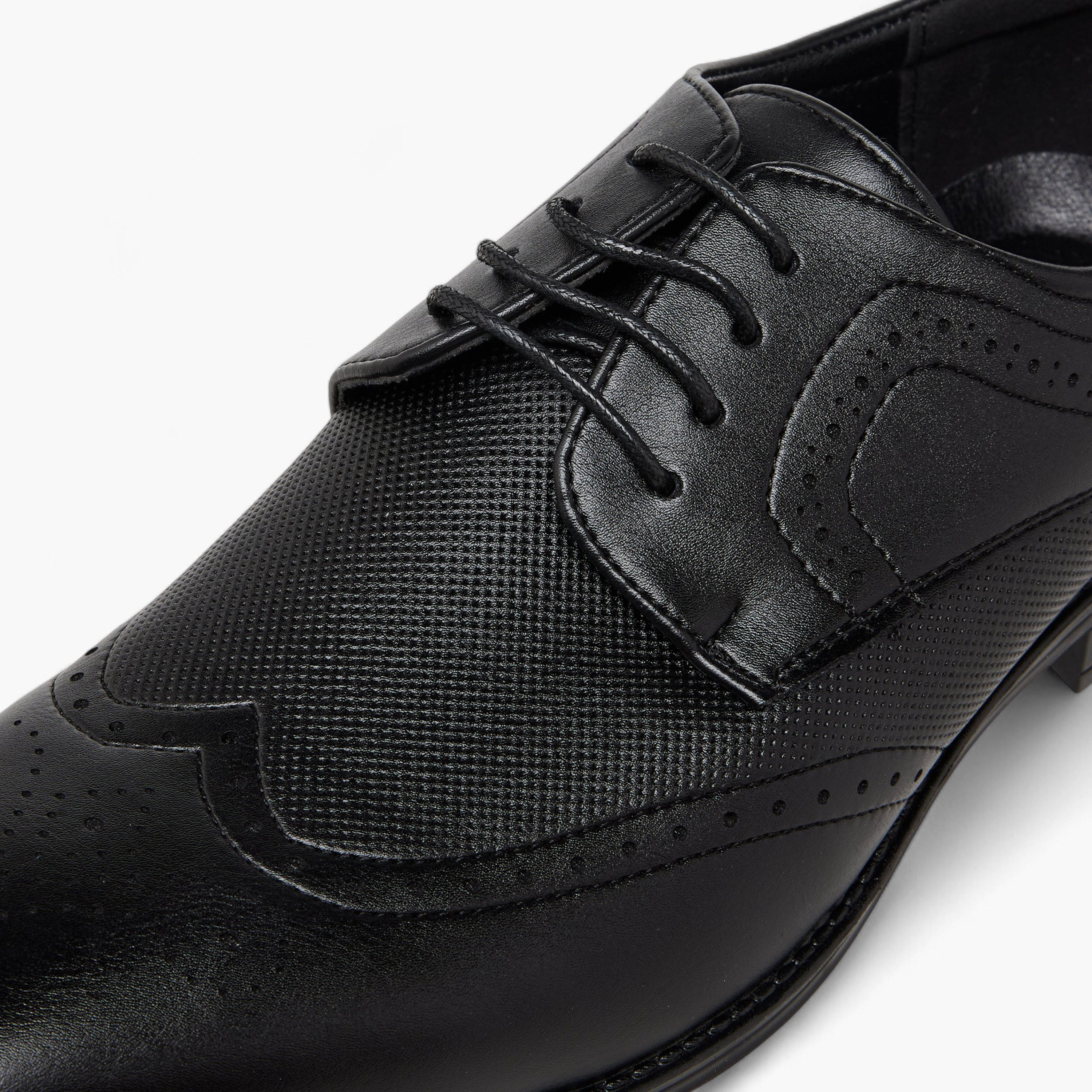 LBL by Shoexpress Men Lace-Up Derby Shoes-men-shoes-formalshoes-image-4