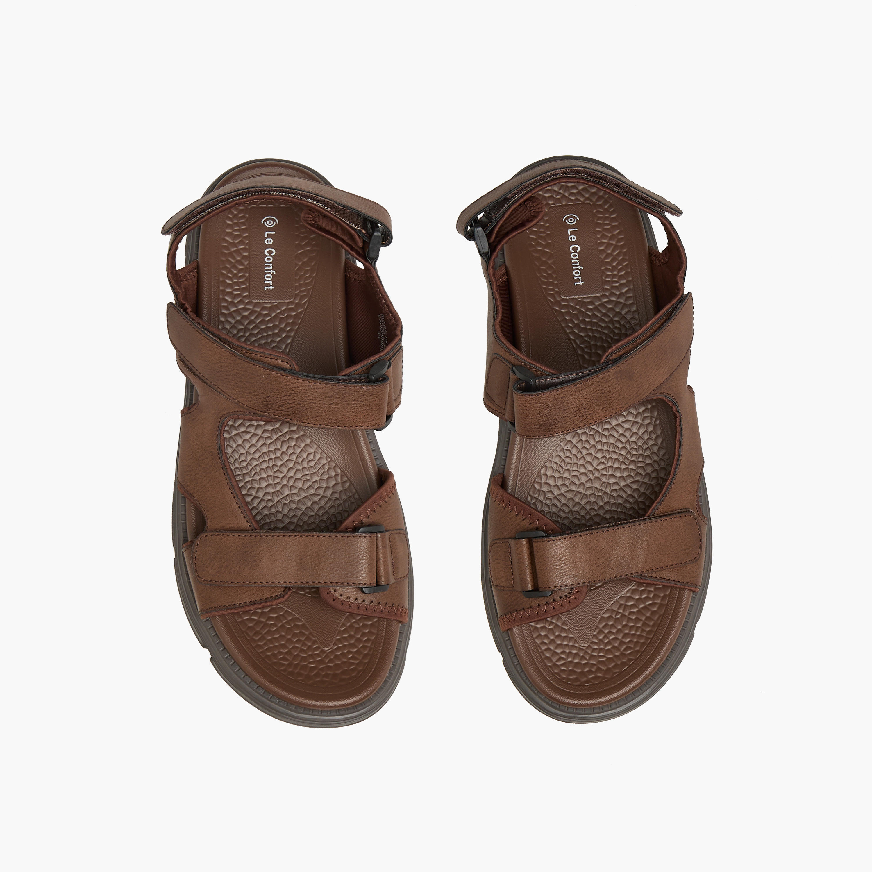Le Confort Men Hook & Loop Sandals-men-shoes-sandals-image-1
