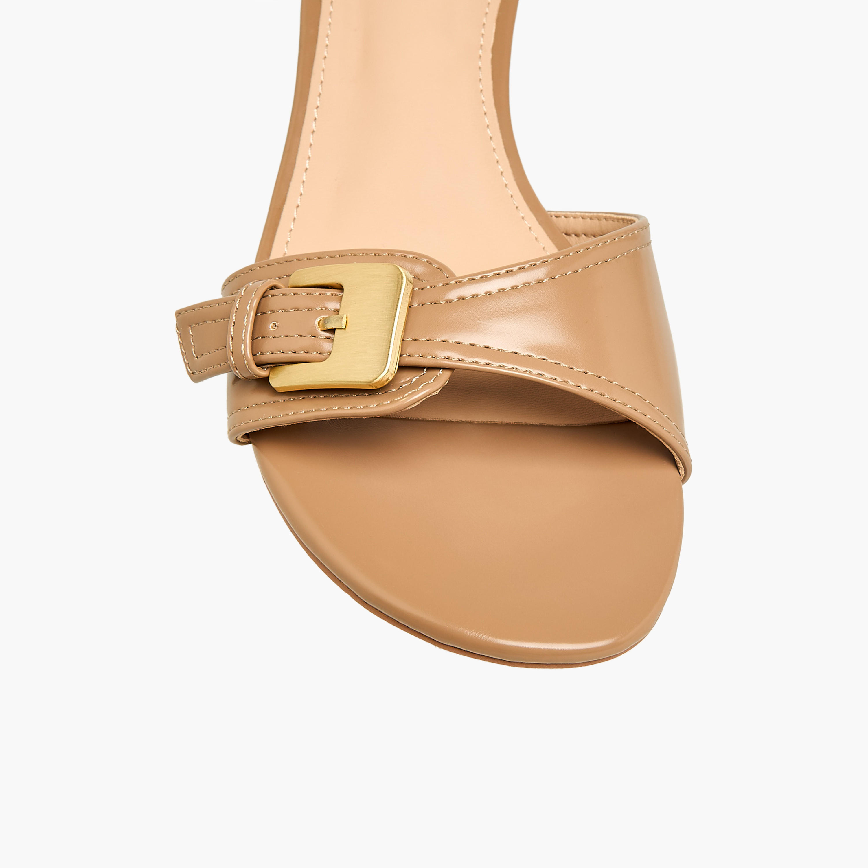 صندل بكعب صغير وزينة إبزيم للنساء من فلورا بيلا-women-shoes-sandals-heeled-image-4