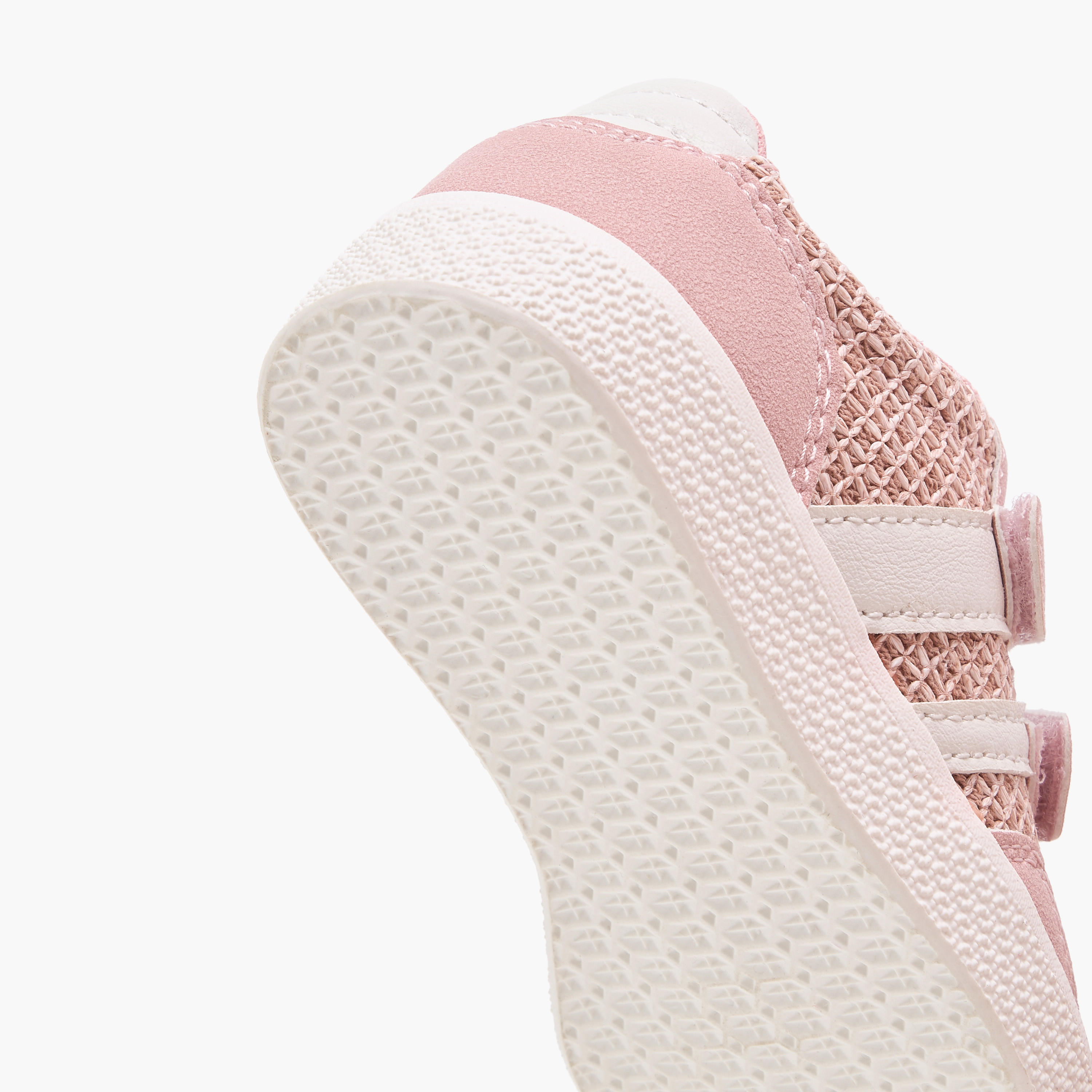 Juniors Panelled Sneakers with Hook and Loop Closure-girls-shoes-sneakers-image-5