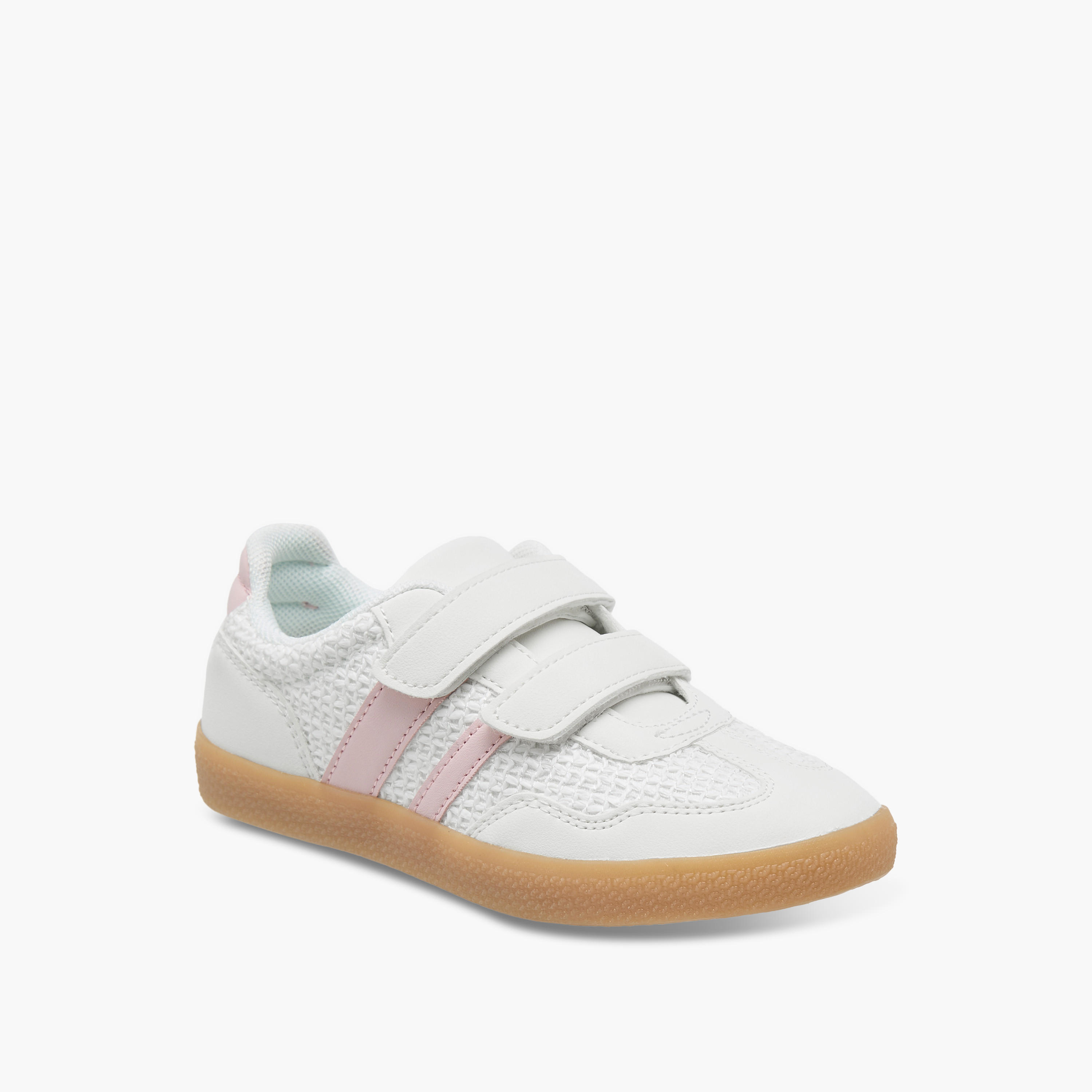 حذاء سنيكرز بألواح مع شريط إغلاق من ليتل ميسي-girls-shoes-sneakers-image-2