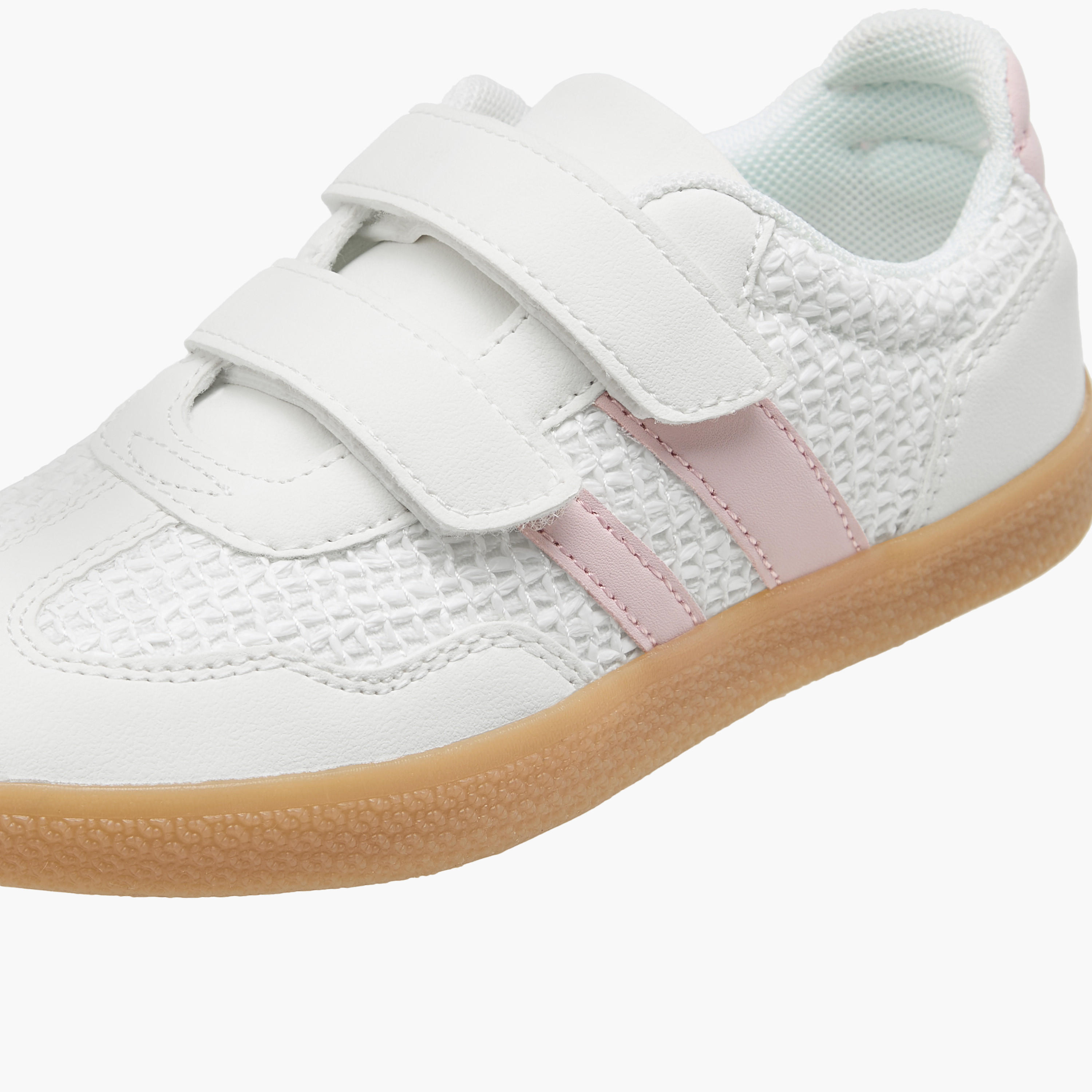 حذاء سنيكرز بألواح مع شريط إغلاق من ليتل ميسي-girls-shoes-sneakers-image-4