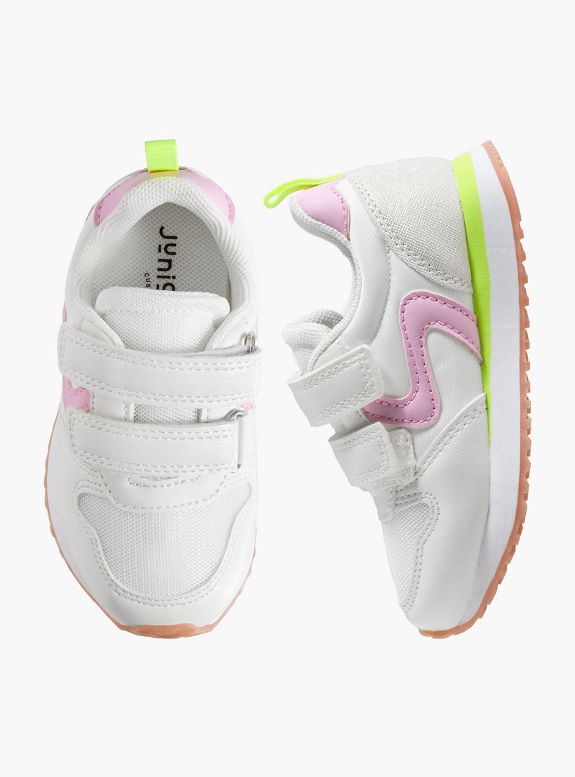 Juniors Girls Hook & Loop Sneakers-girls-shoes-sneakers-image-1