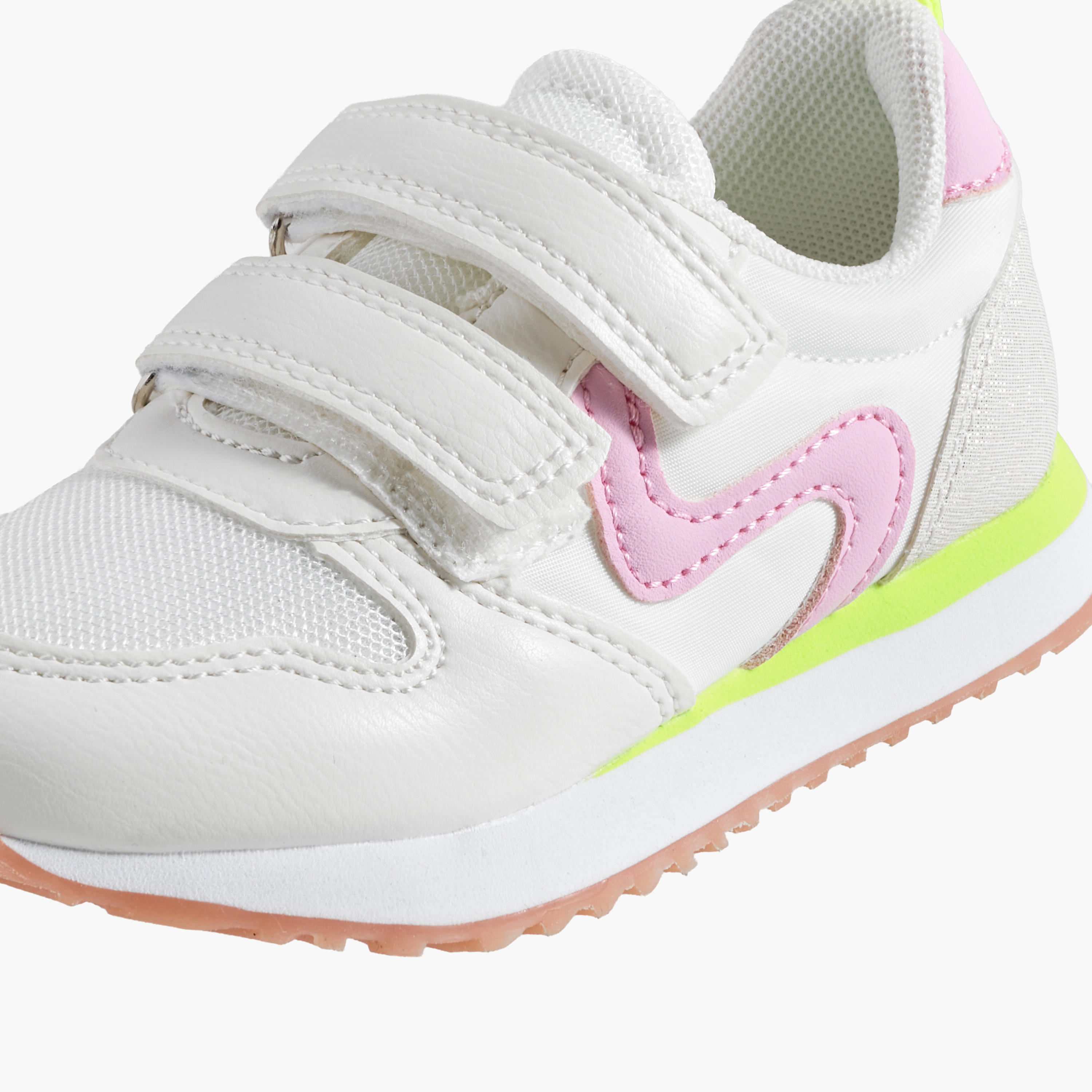 Juniors Girls Hook & Loop Sneakers-girls-shoes-sneakers-image-4