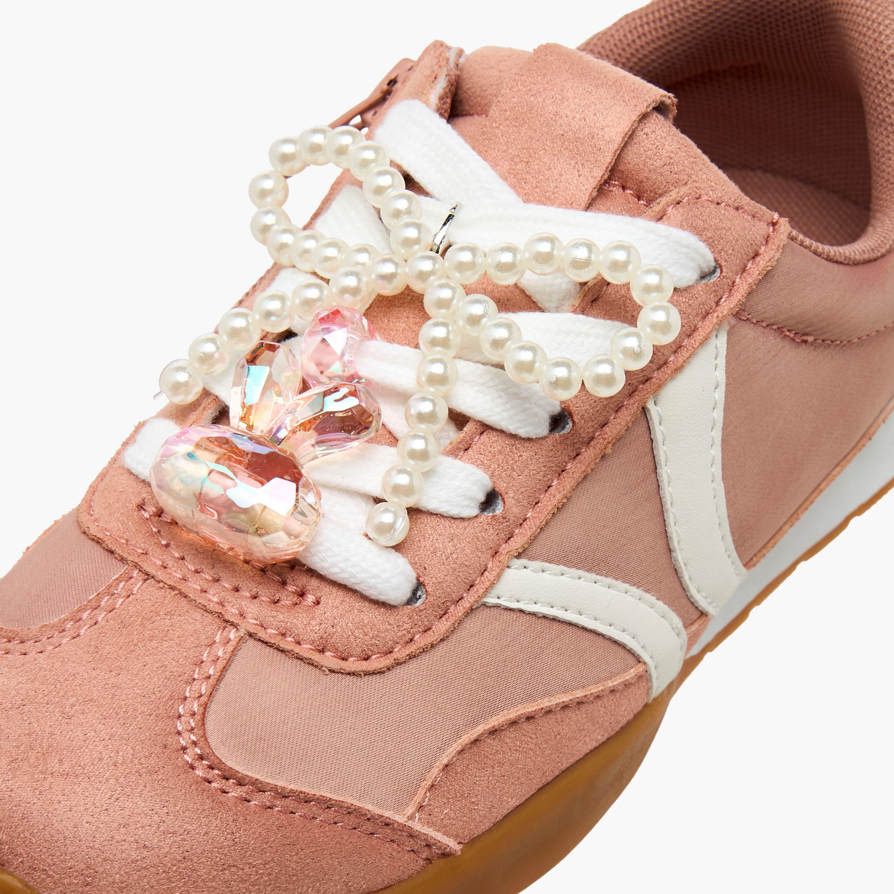 Little Missy Girls Embellished Zip Detail Sneakers-girls-shoes-sneakers-image-4