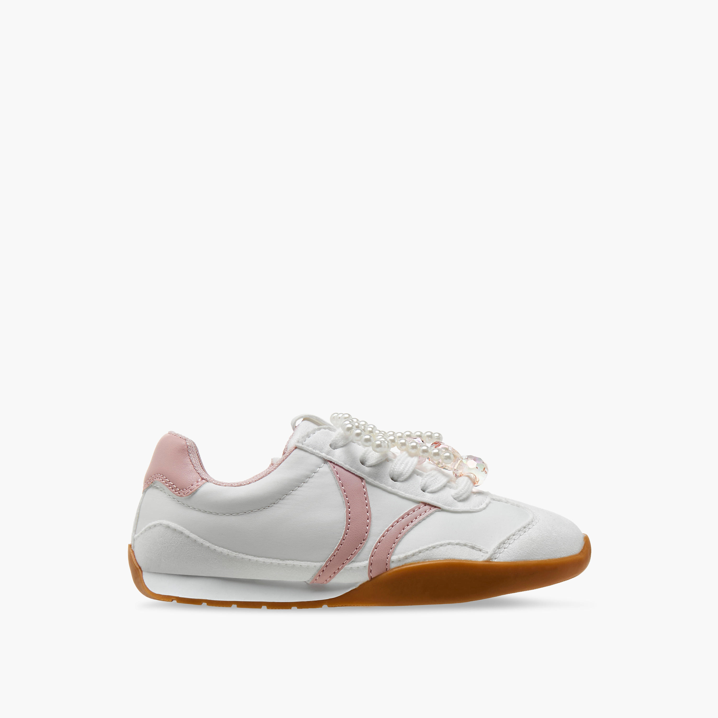Little Missy Girls Embellished Zip Detail Sneakers-girls-shoes-sneakers-image-3