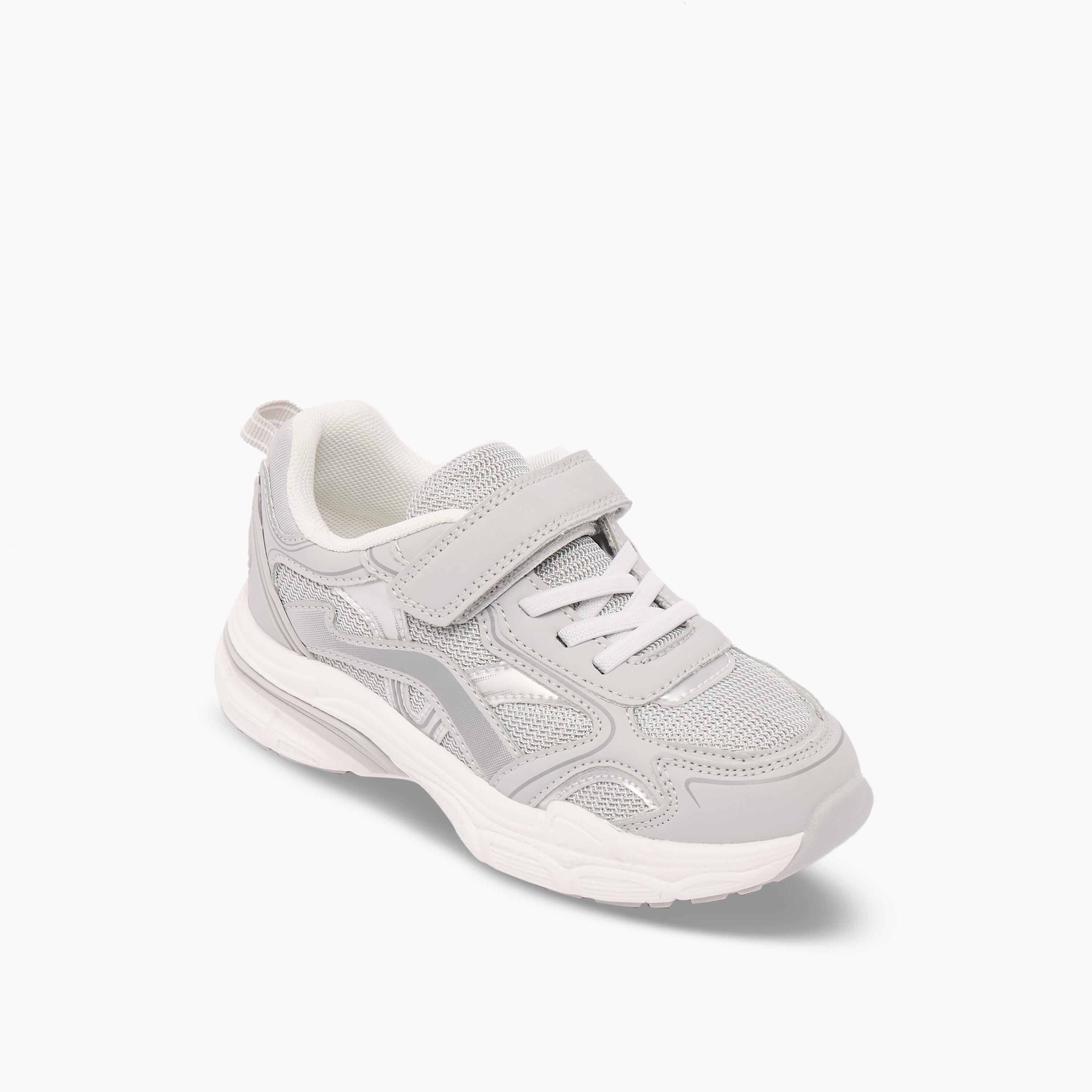 حذاء سنيكرز للبنات بشريط إغلاق لاصق من ليتل ميسي-girls-shoes-sneakers-image-2