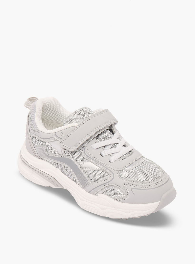 حذاء سنيكرز للبنات بشريط إغلاق لاصق من ليتل ميسي-girls-shoes-sneakers-image-2