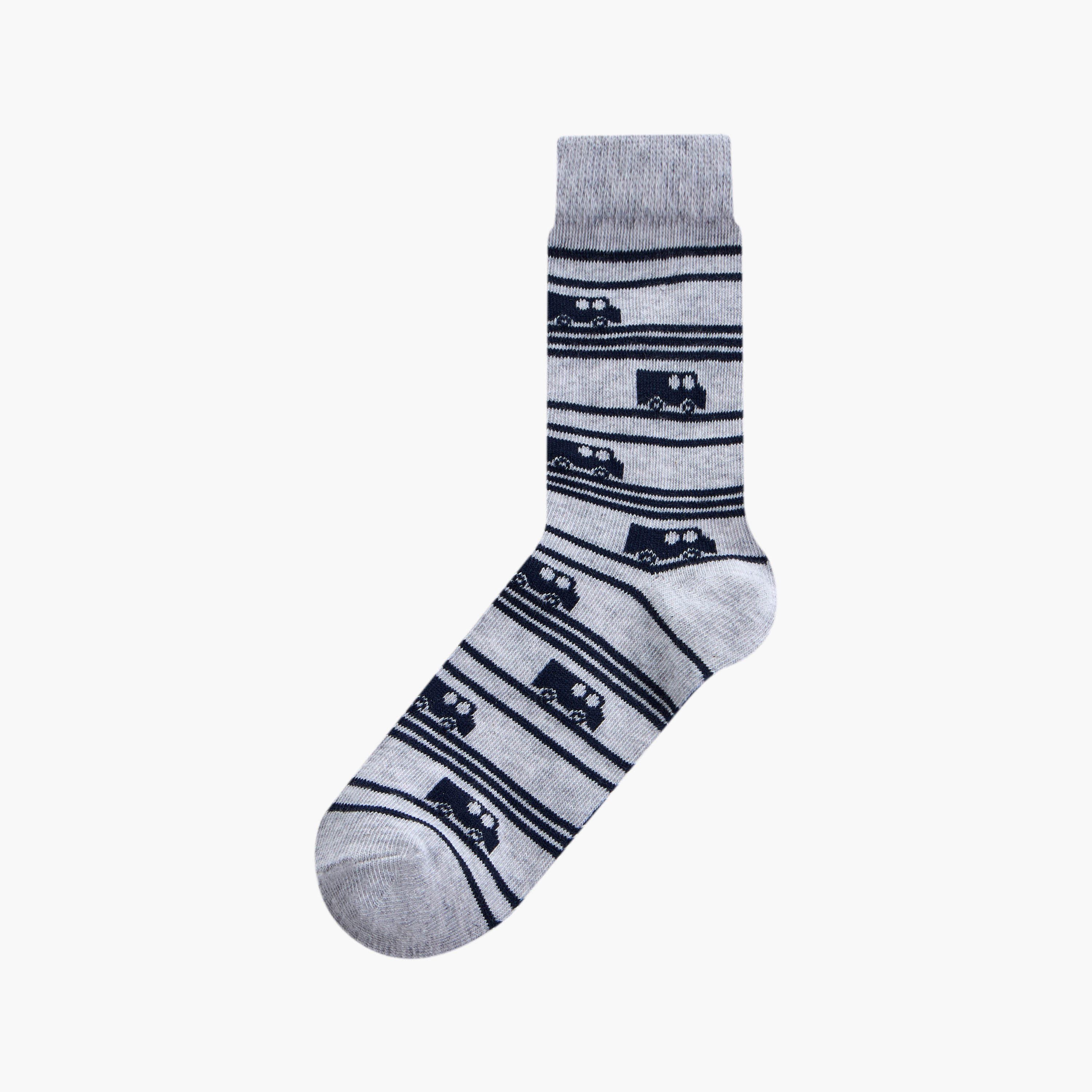 Juniors Boys Assorted Crew Length Socks - Set of 5-boys-accessories-socks-image-2