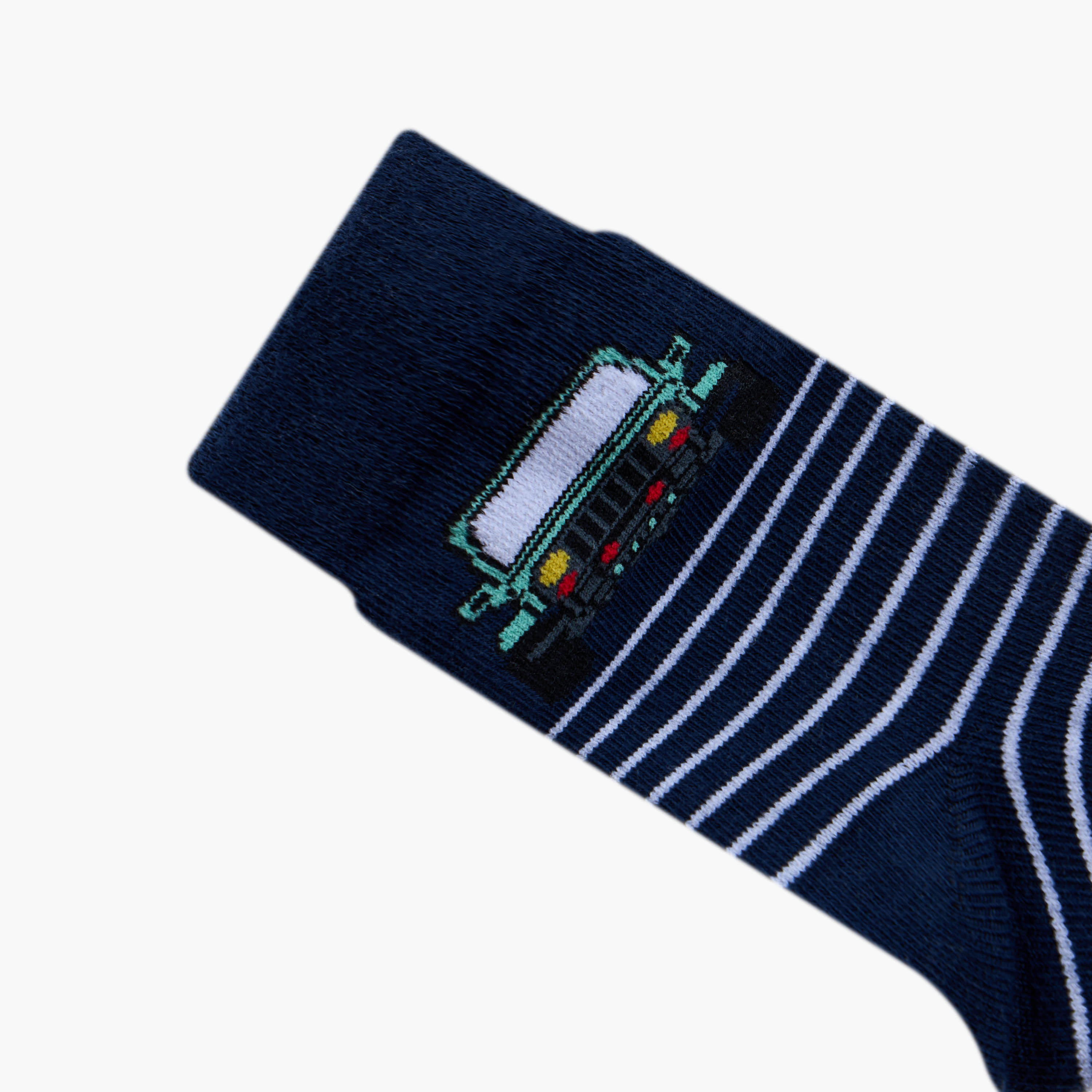 Juniors Boys Assorted Crew Length Socks - Set of 5-boys-accessories-socks-image-3