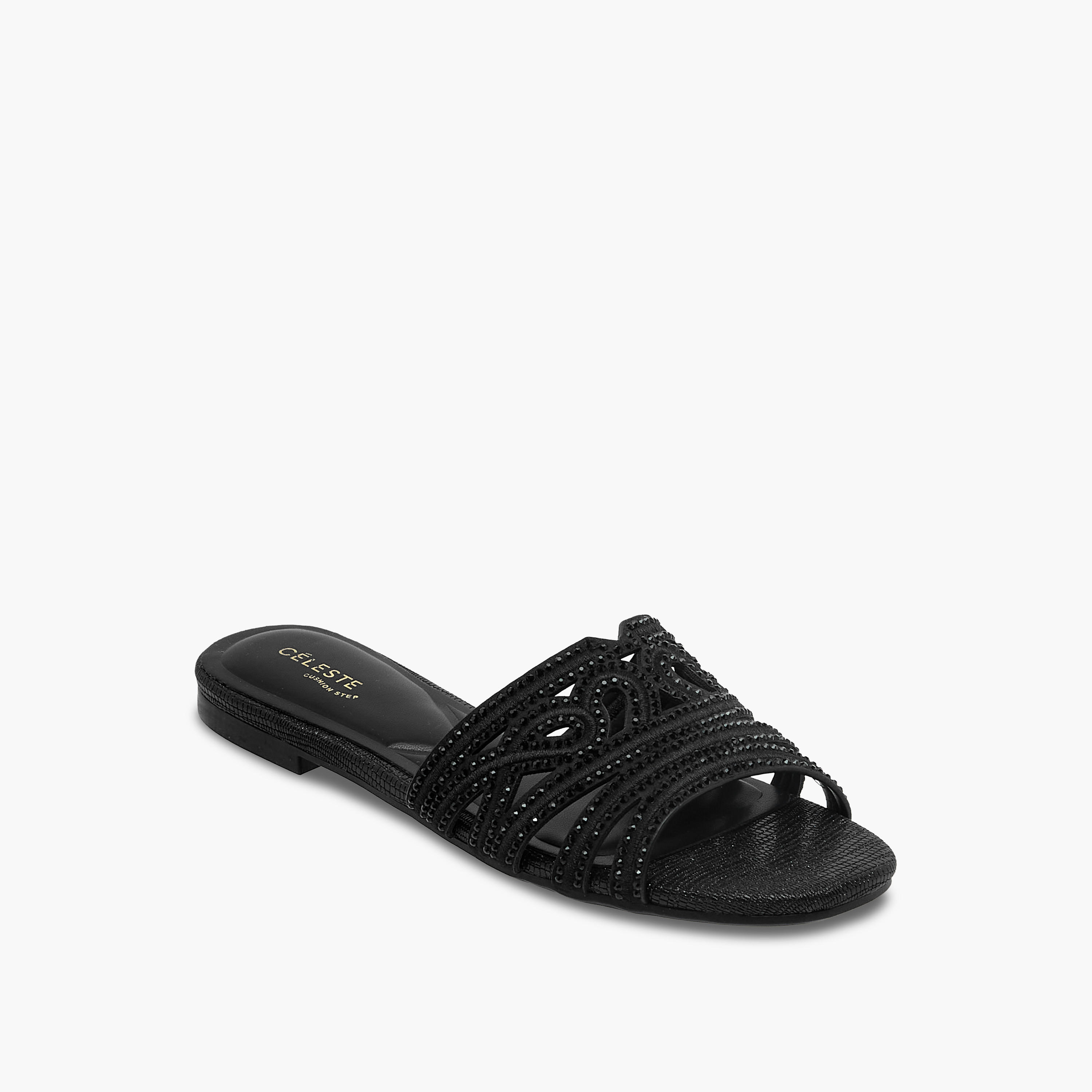 Celeste Women Embellished Slip-On Sandals-women-shoes-flats-sandals-image-2