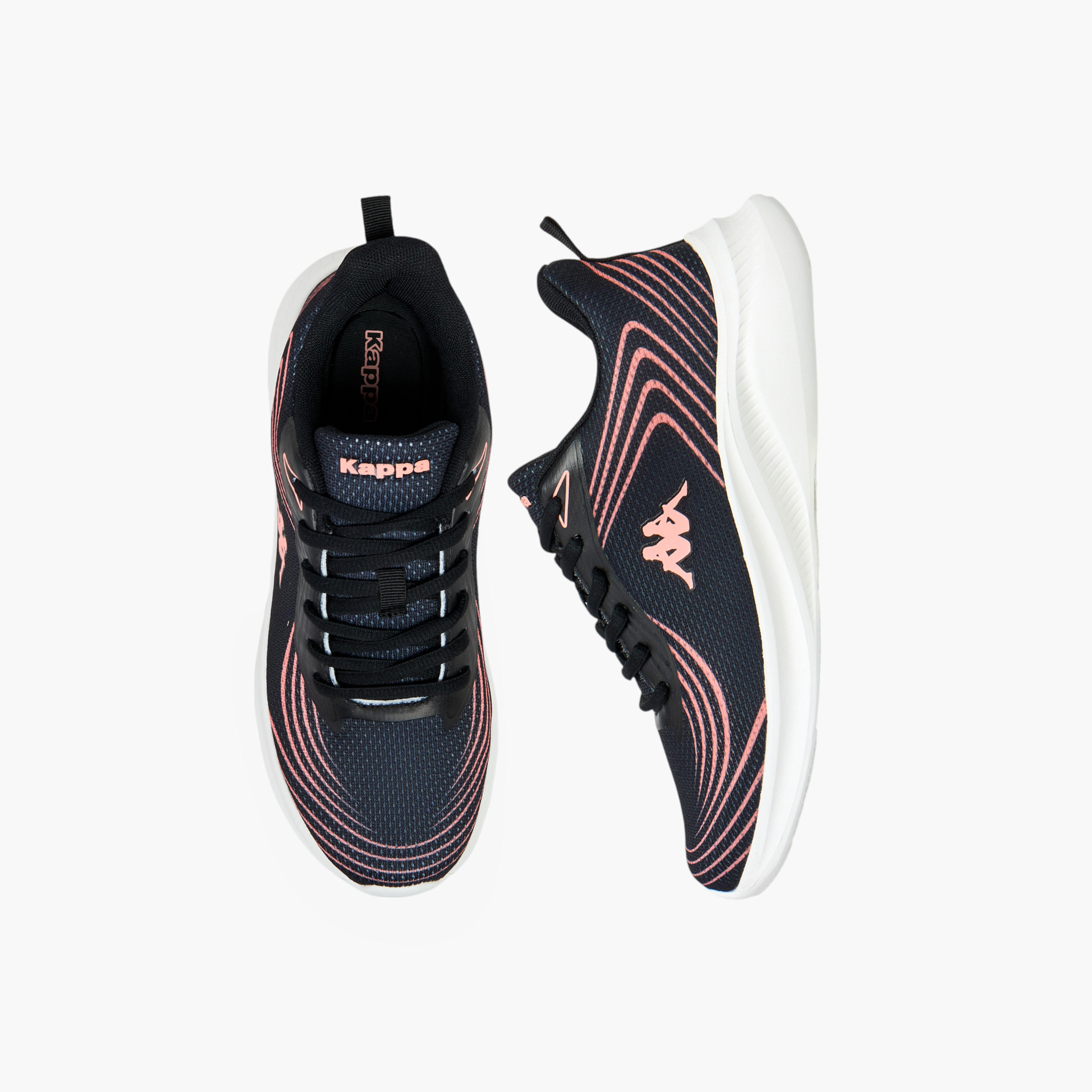 Kappa Women's Logo Print Lace-Up Sports Shoes-women-shoes-sneakers-image-1