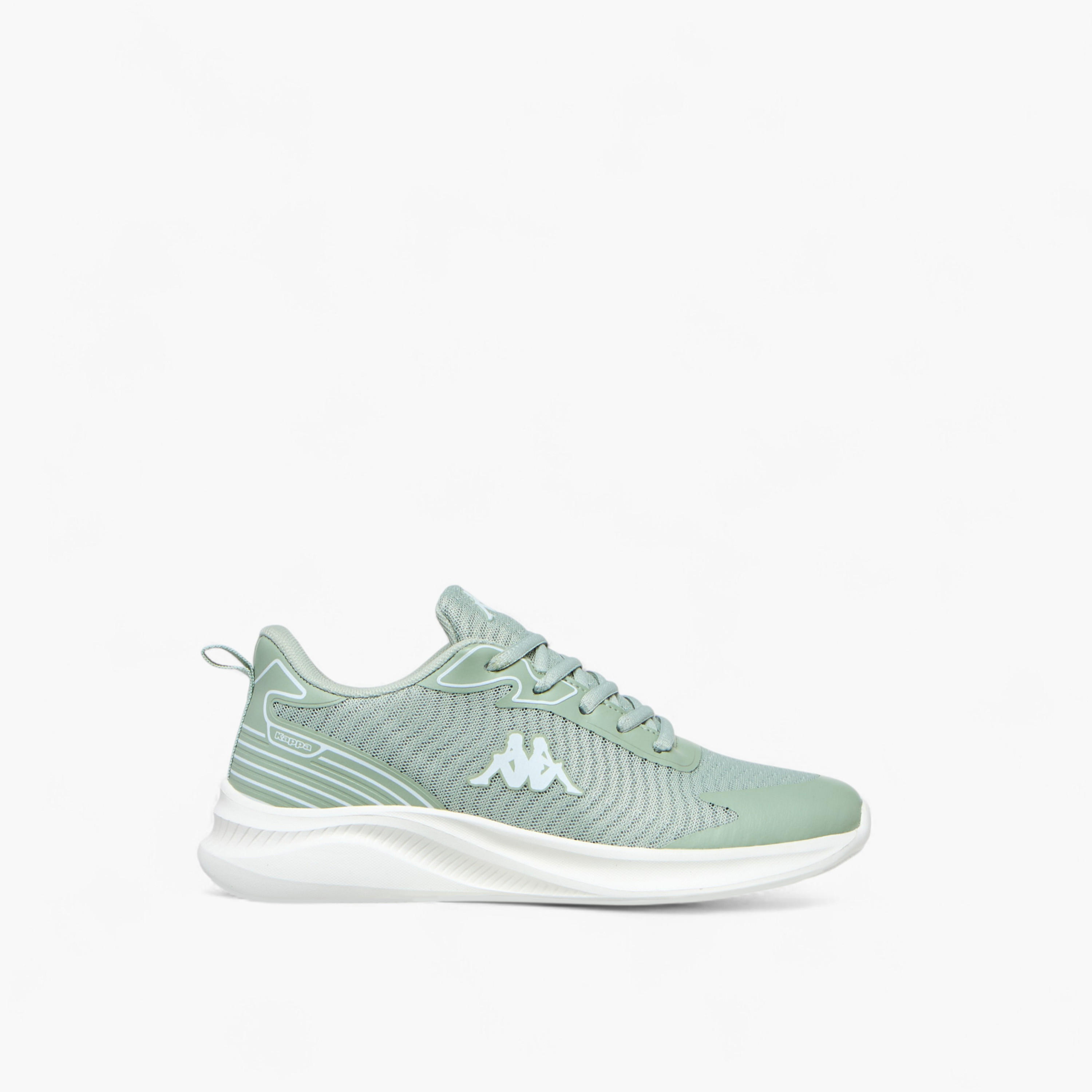 Kappa Women's Logo Accent Lace-Up Sports Shoes with Pull Tab-women-shoes-sneakers-image-3