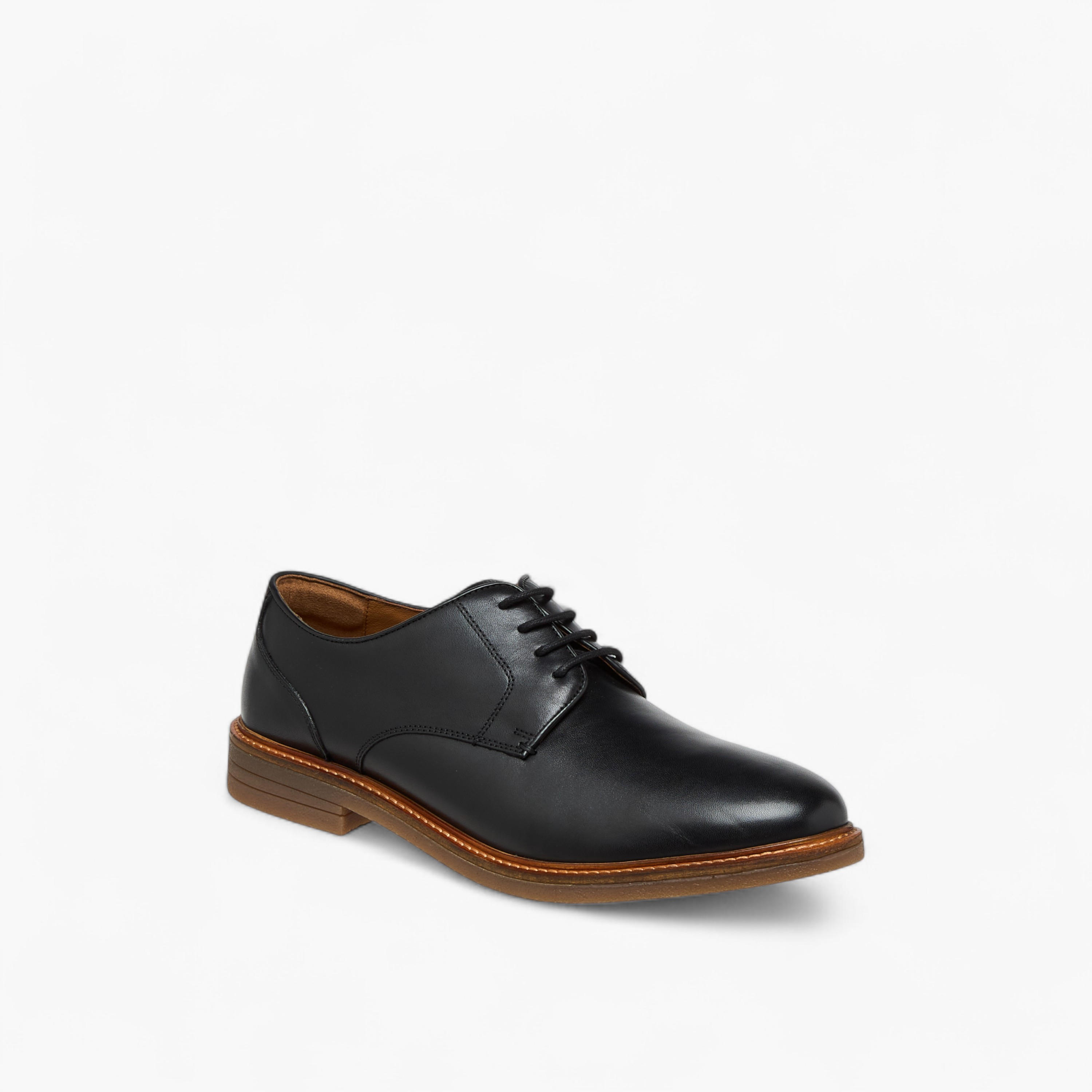 Duchini Men Solid Lace-Up Leather Derby Shoes-men-shoes-formalshoes-image-2