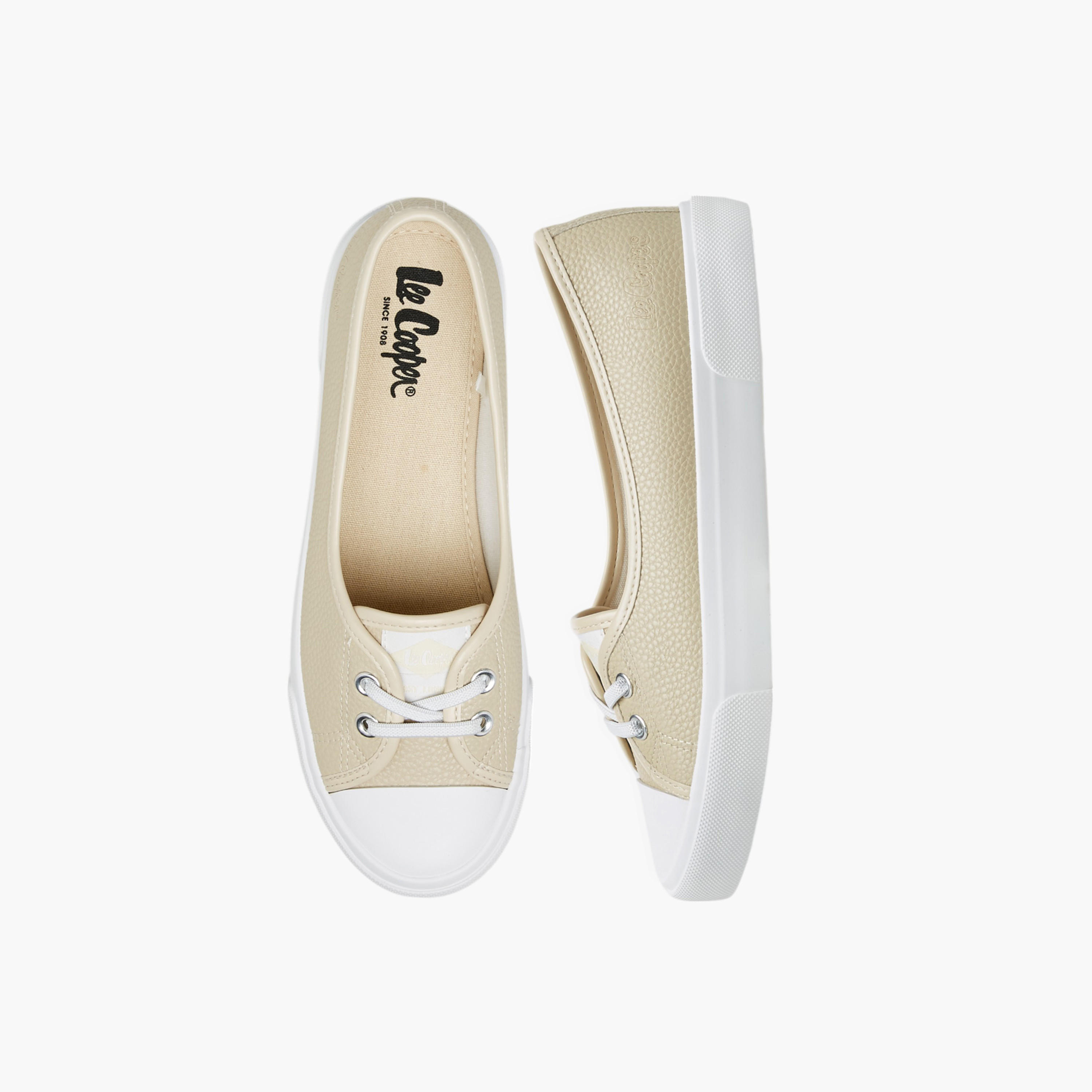 Lee Cooper Women's Textured Slip-On Sneakers-women-shoes-sneakers-image-1