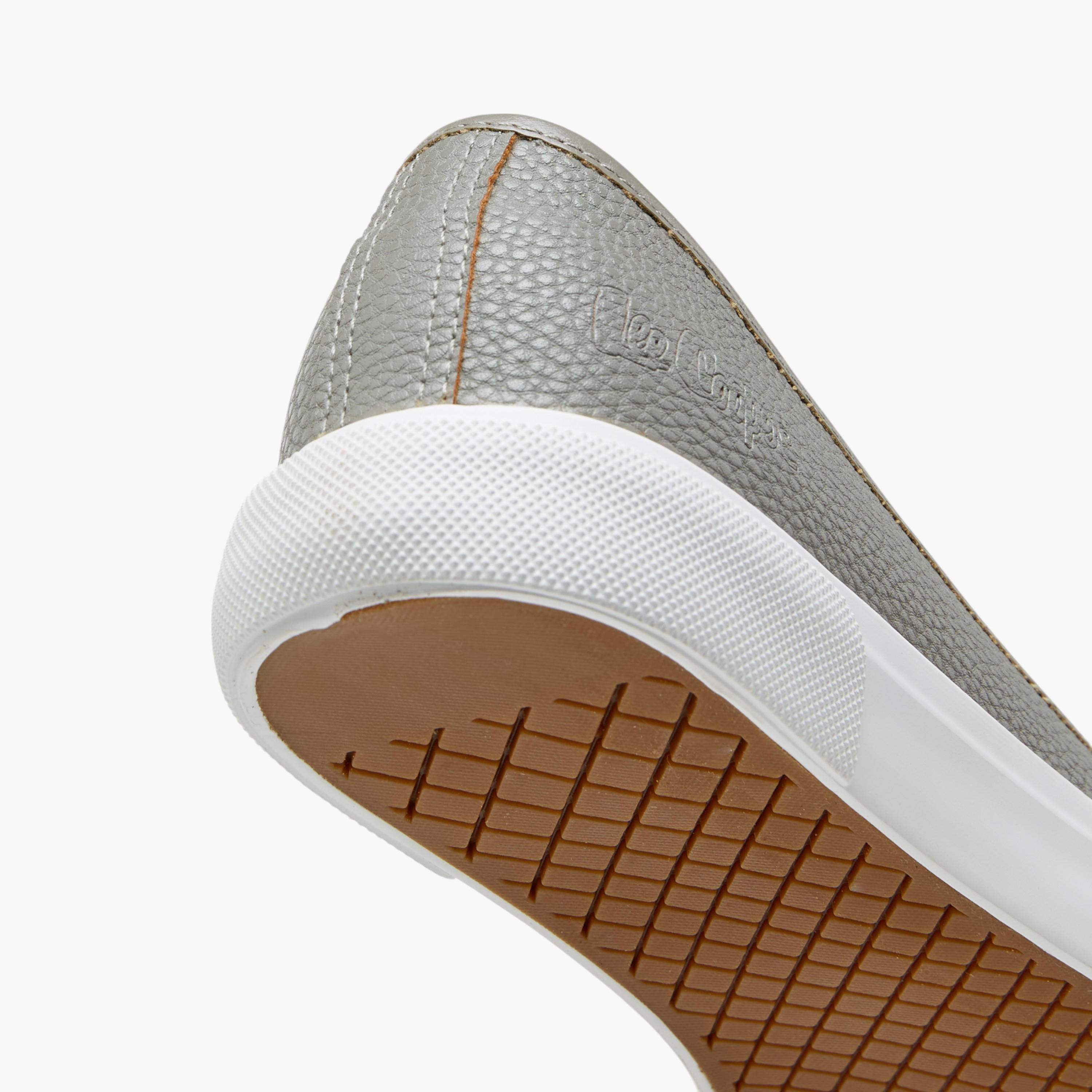 Lee Cooper Women's Textured Slip-On Sneakers-women-shoes-sneakers-image-5