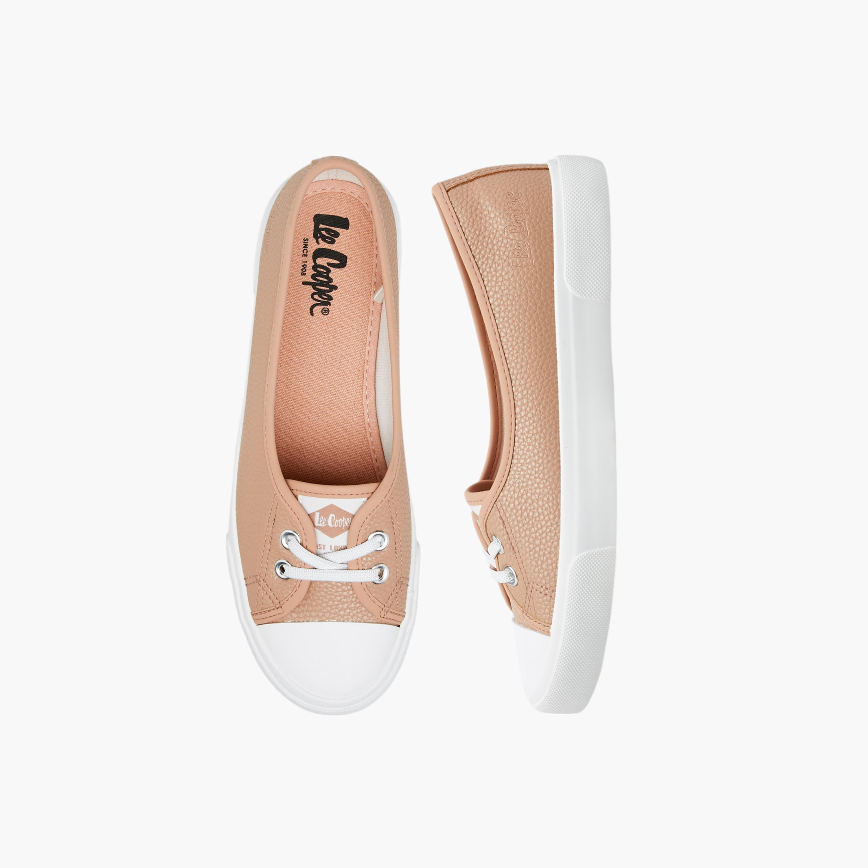 Lee Cooper Women's Textured Slip-On Sneakers-women-shoes-sneakers-image-1