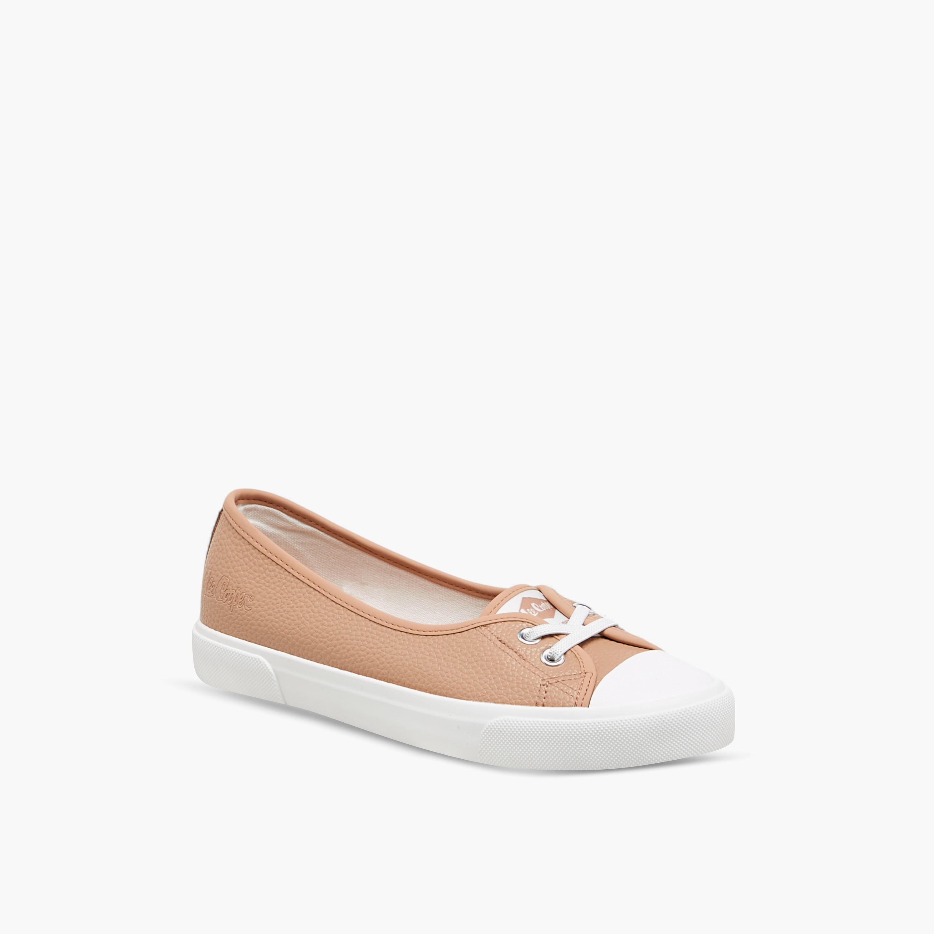 Lee Cooper Women's Textured Slip-On Sneakers-women-shoes-sneakers-image-2
