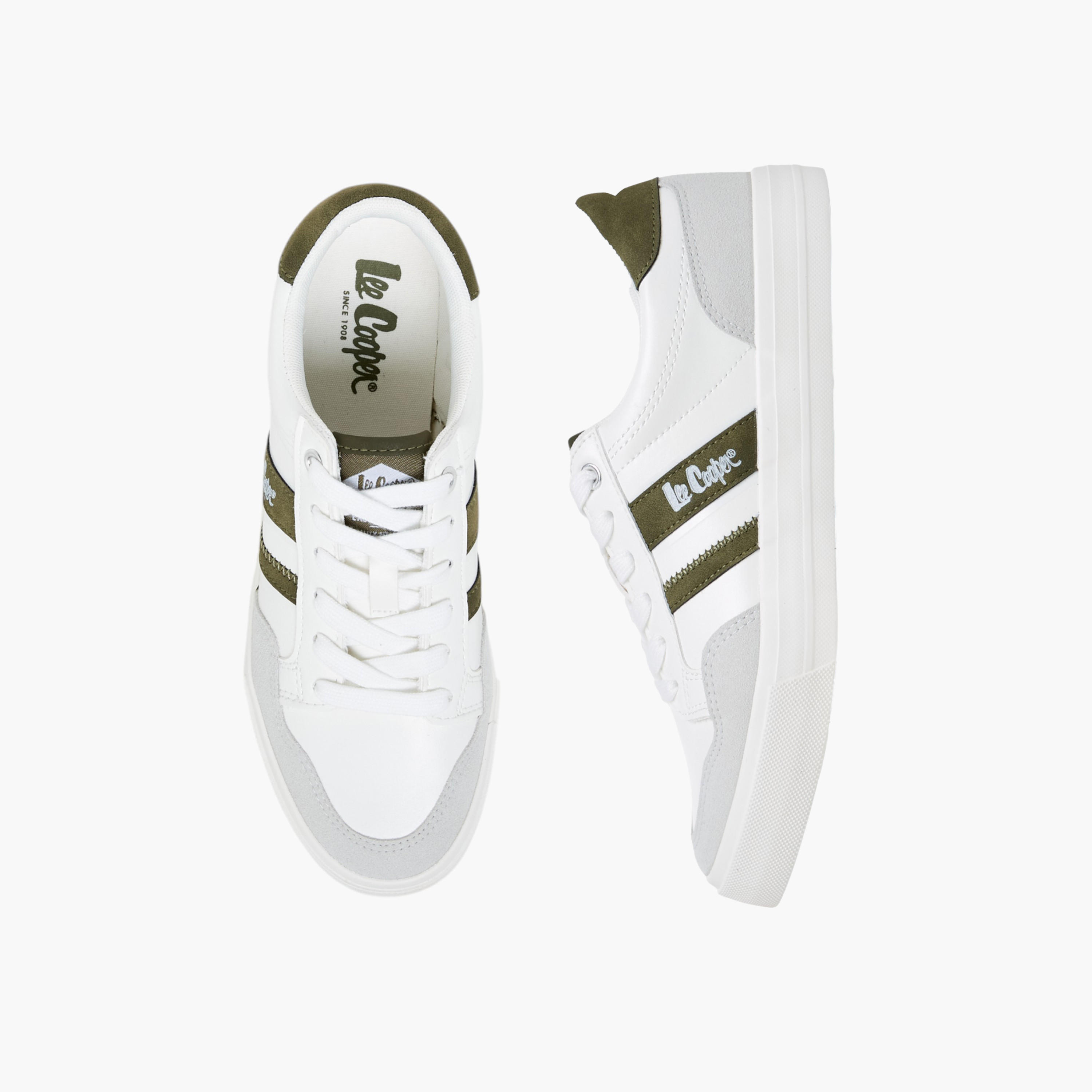 Lee Cooper Women's Panelled Lace-Up Sneakers-women-shoes-sneakers-image-1
