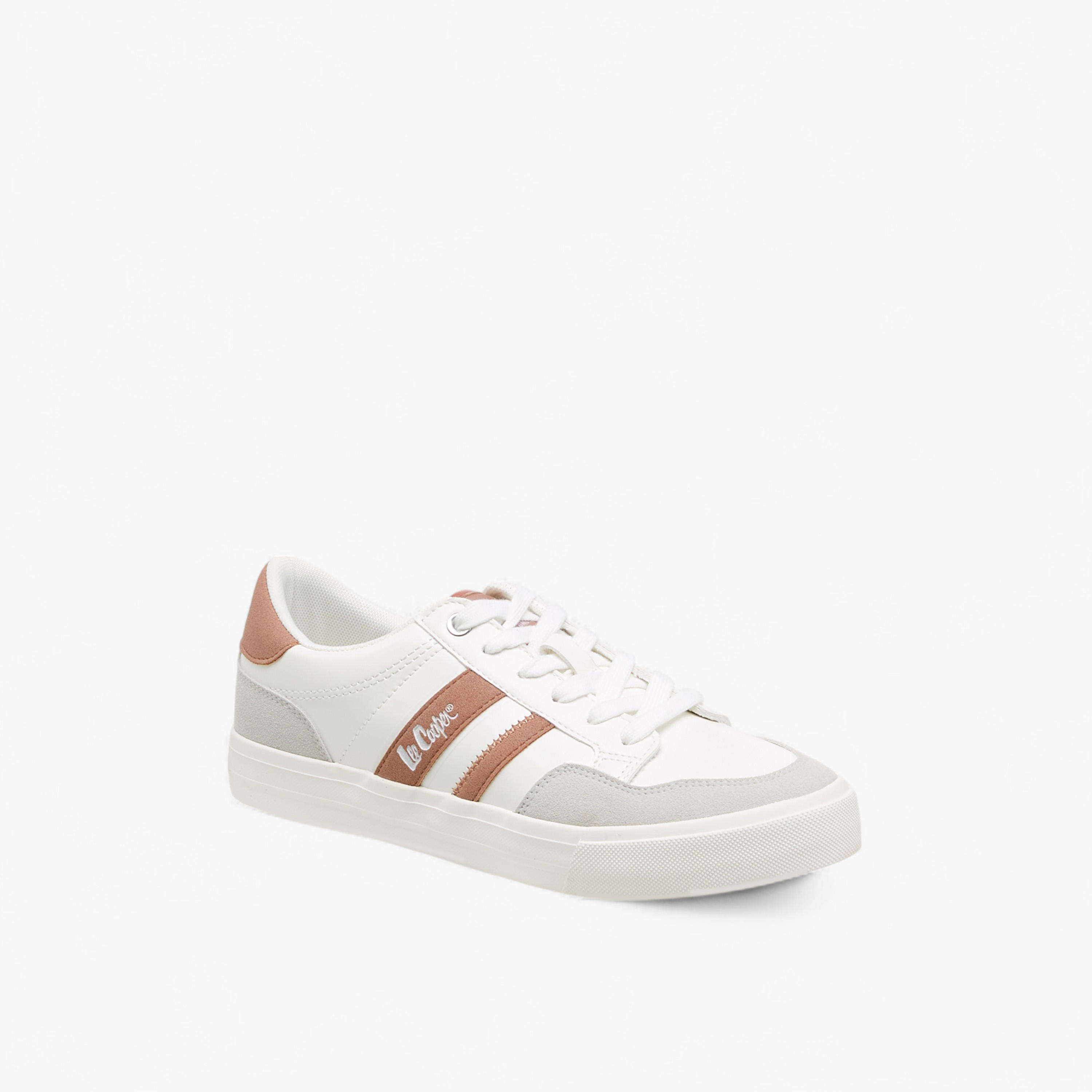 Lee Cooper Women's Panelled Lace-Up Sneakers-women-shoes-sneakers-image-2